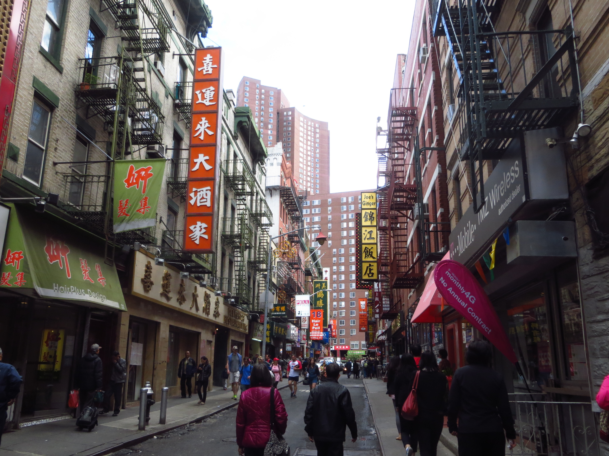 Mott St. in Chinatown