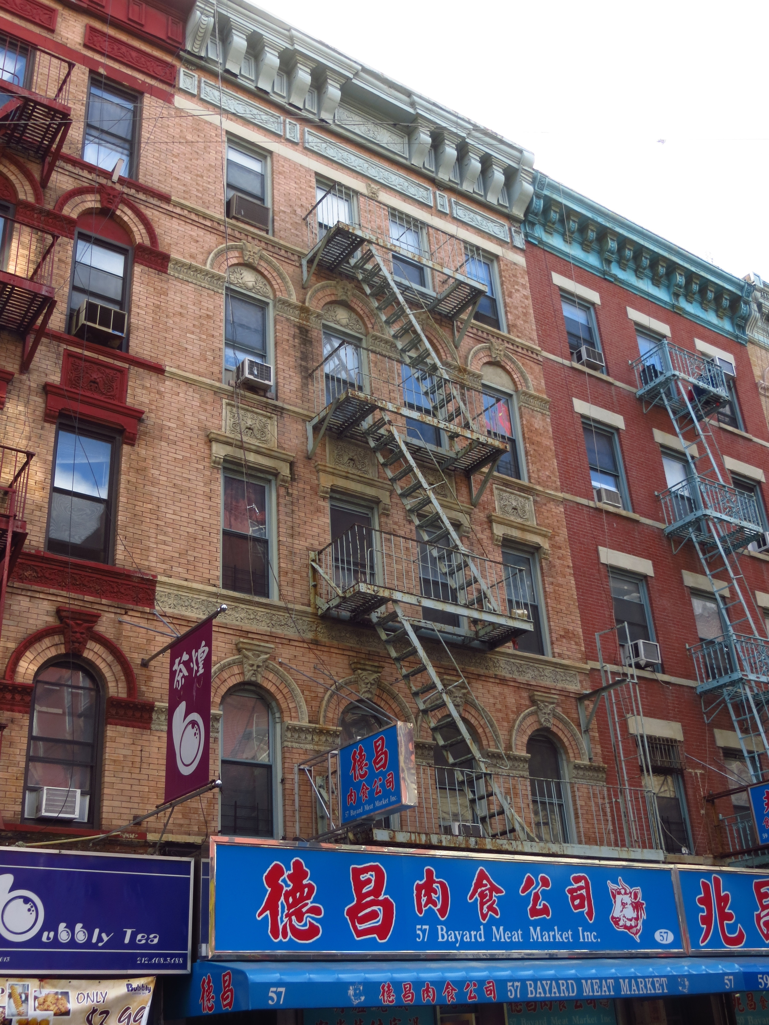 Old tenement building with cool details