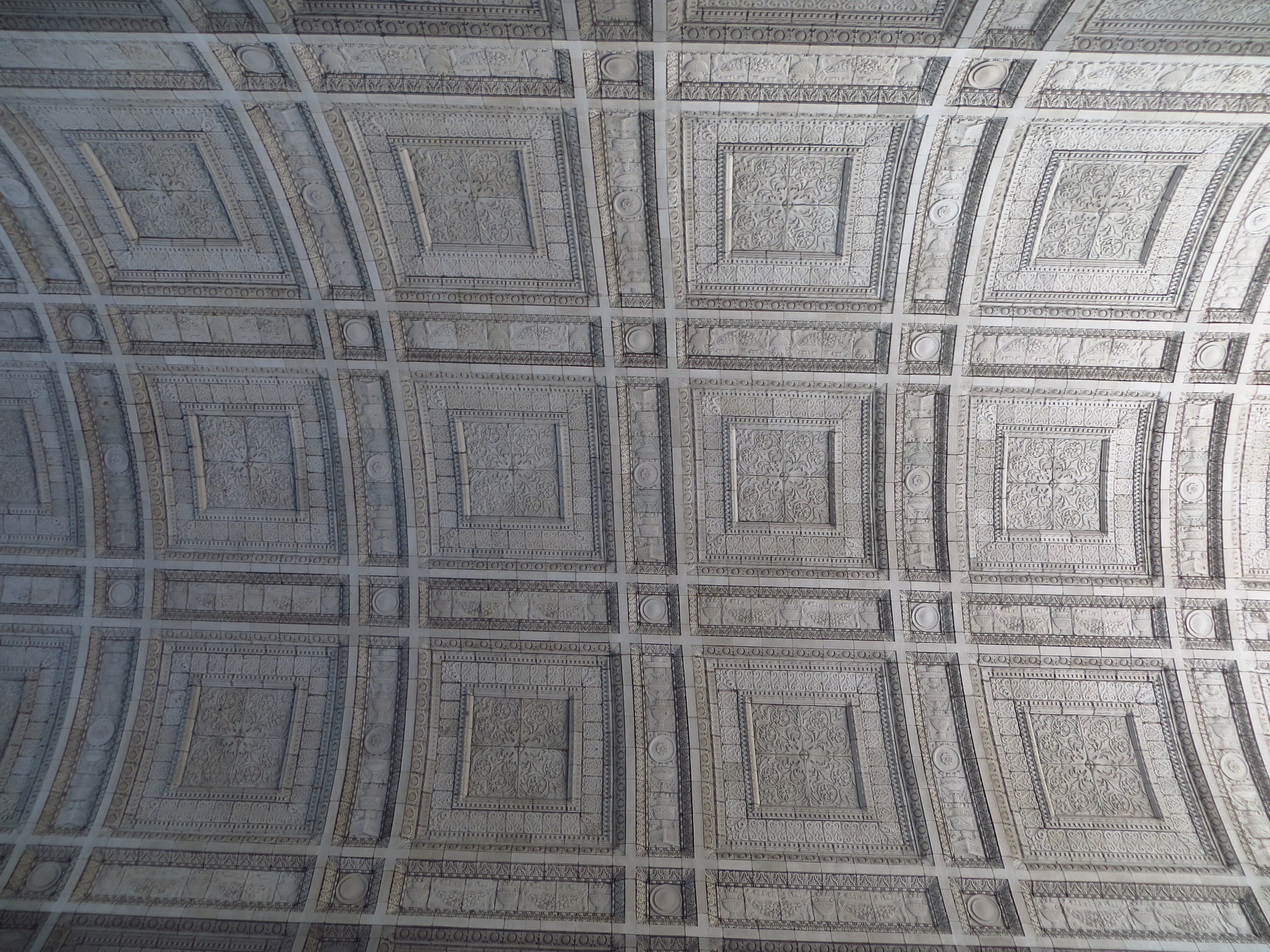 Manhattan Municipal Building breezeway ceiling