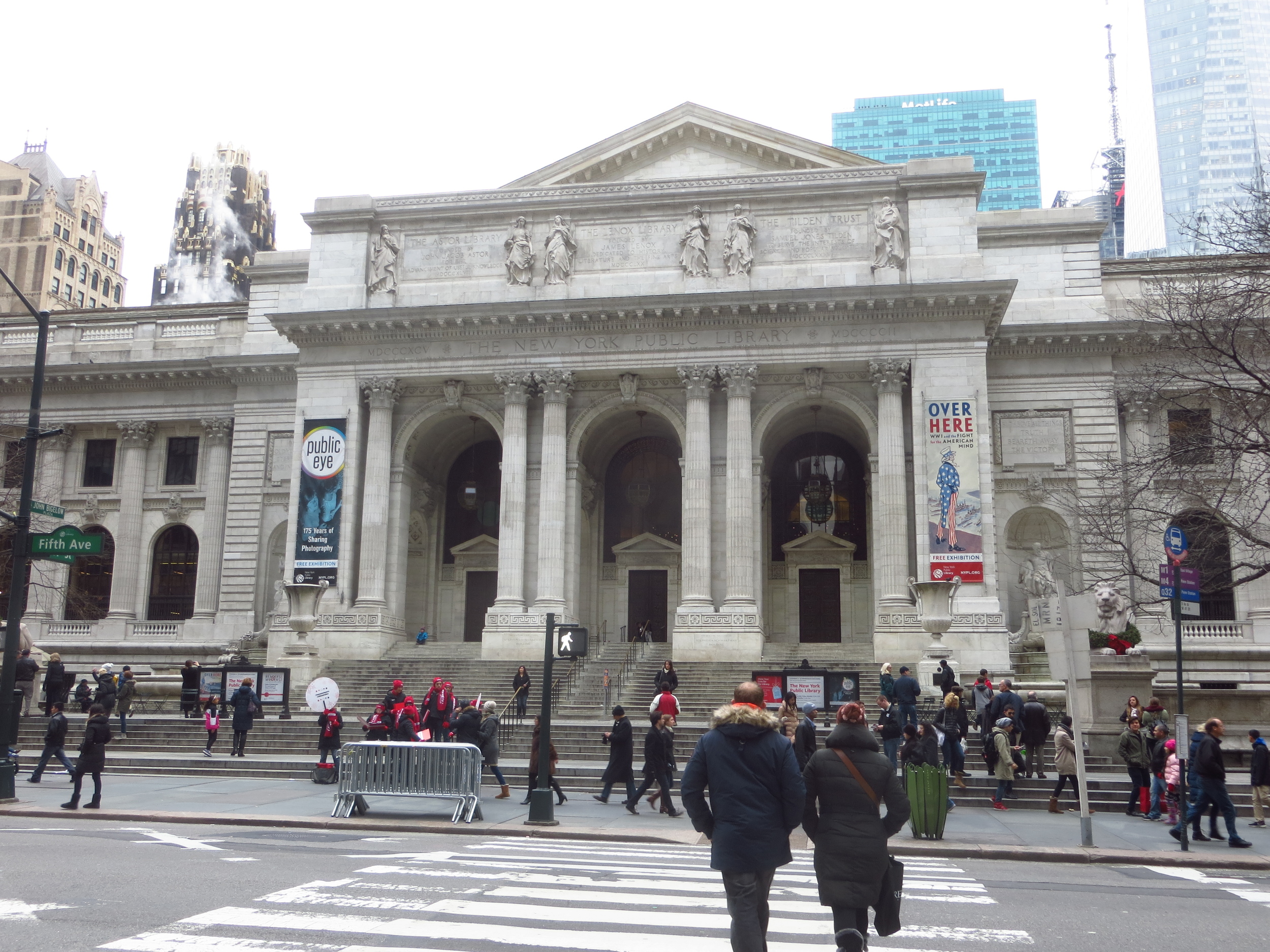 New York Public Library (made famous in the movie "Ghostbusters")