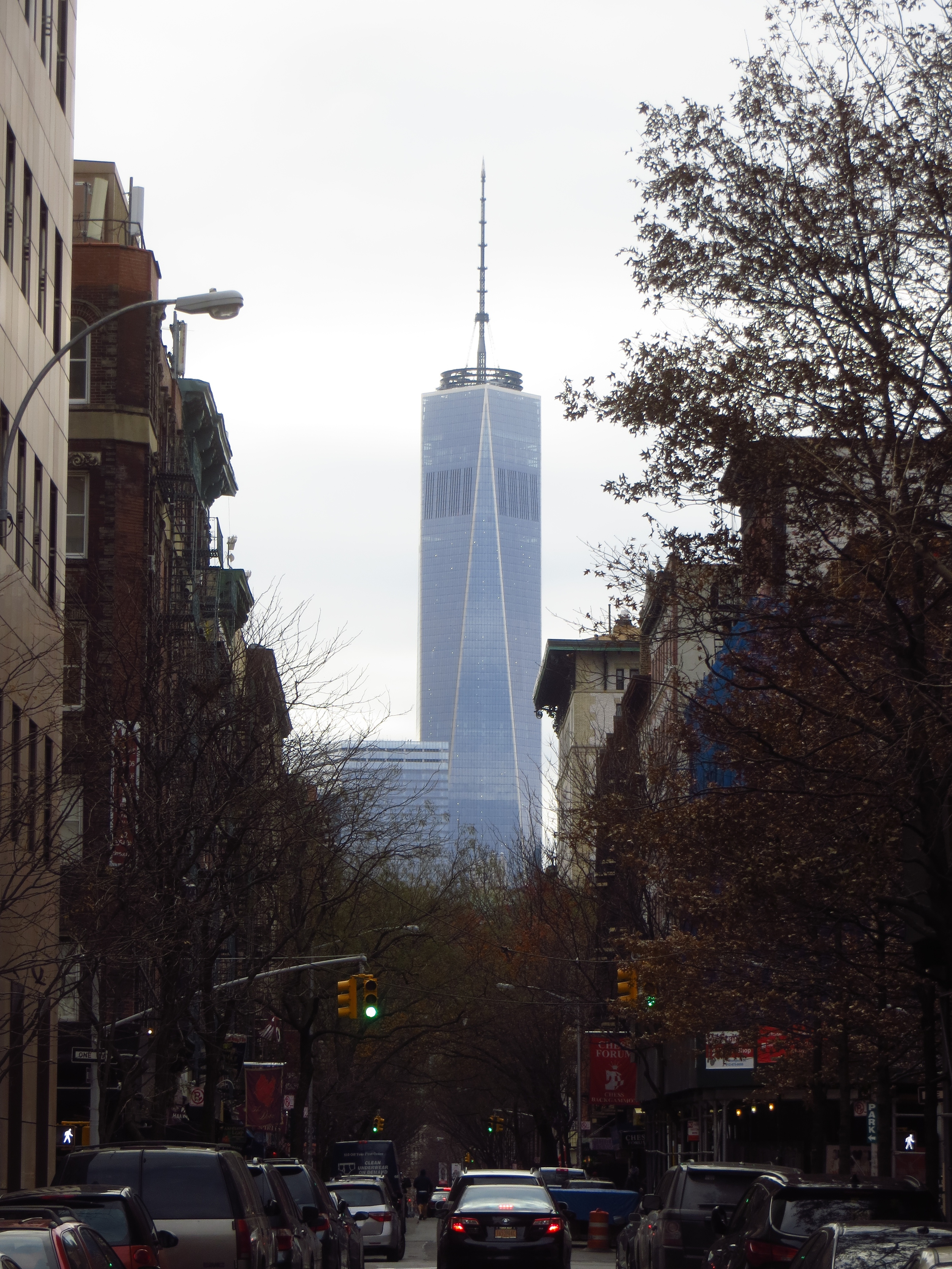WTC 1 down Thompson St.