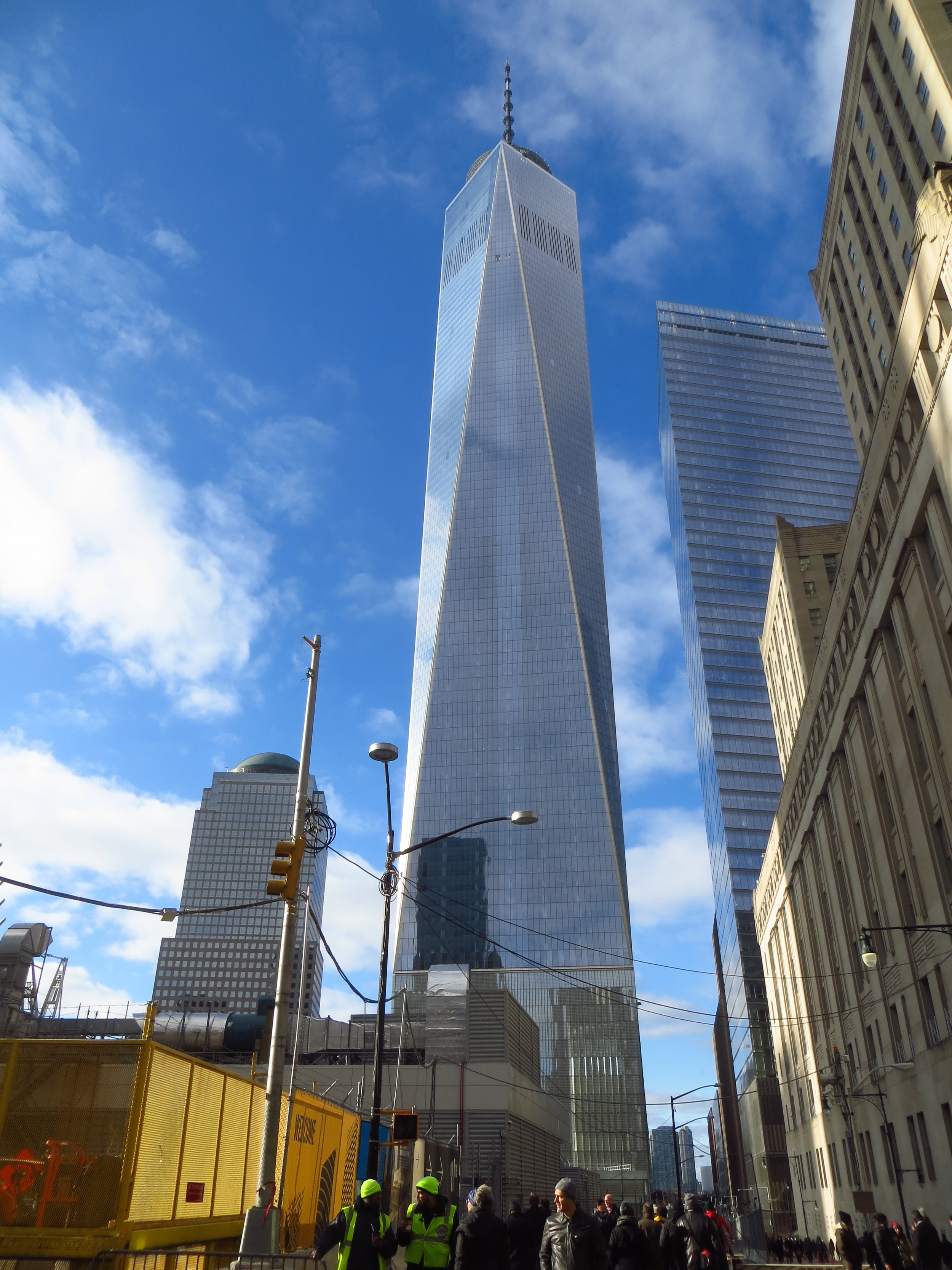 WTC 1 on a sunny day