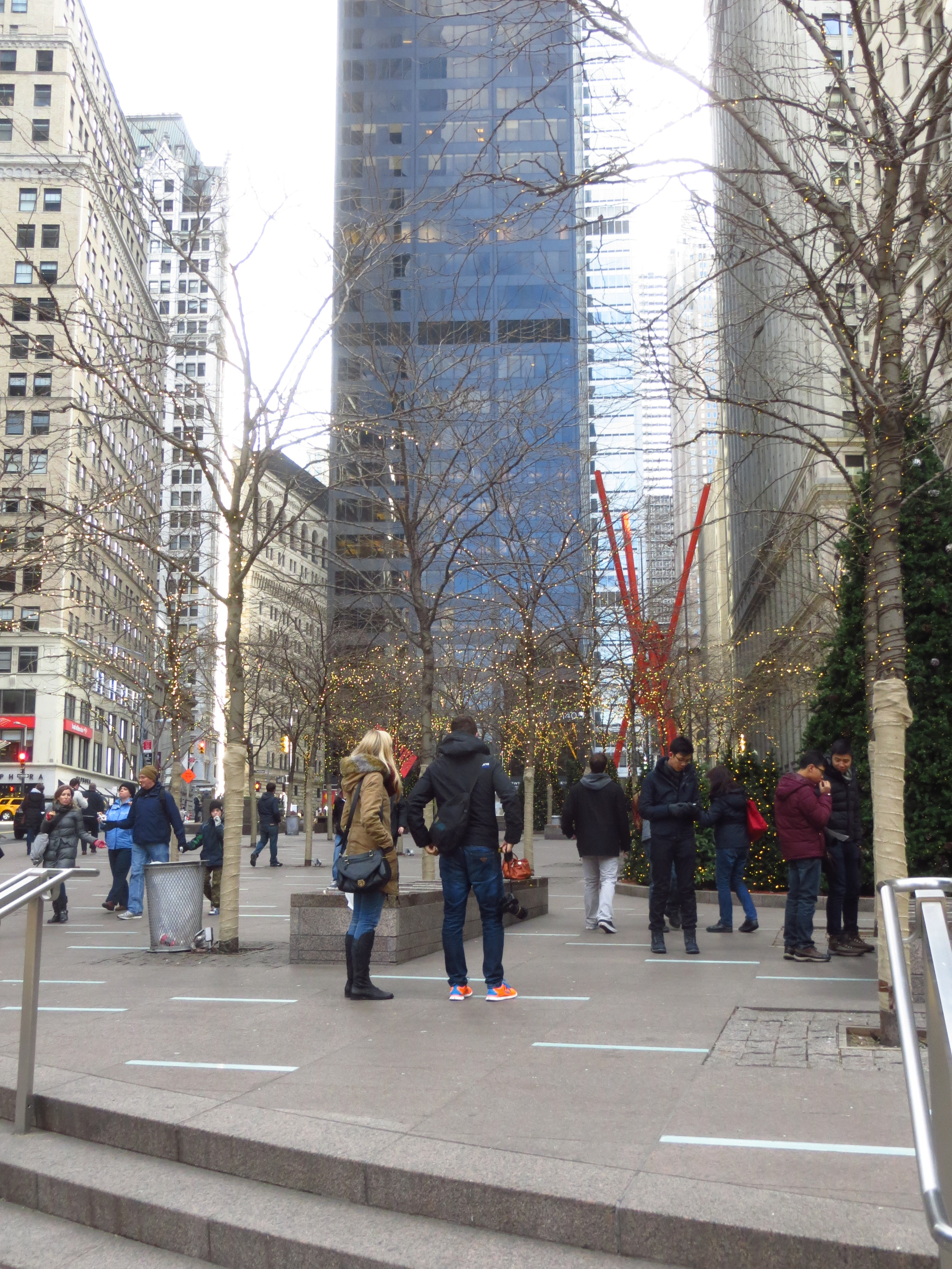 Zuccotti Park (home of the Occupy Wall Street protest)