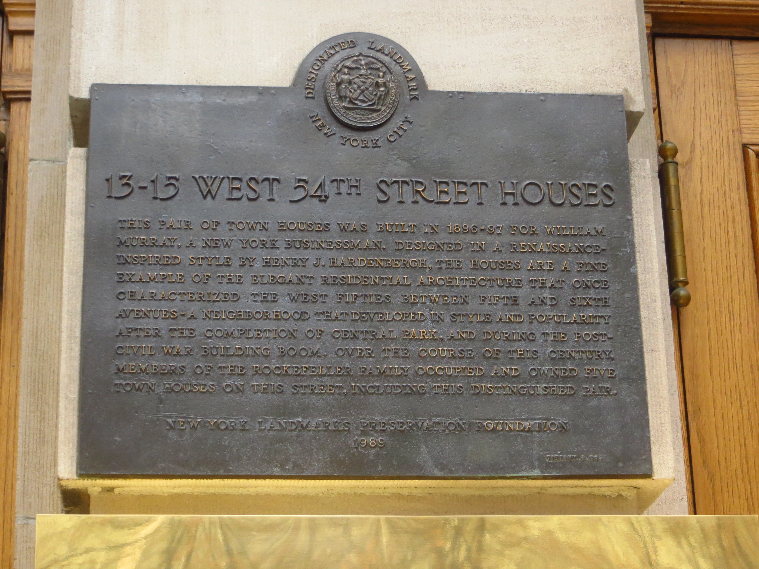 54th St. House Histories