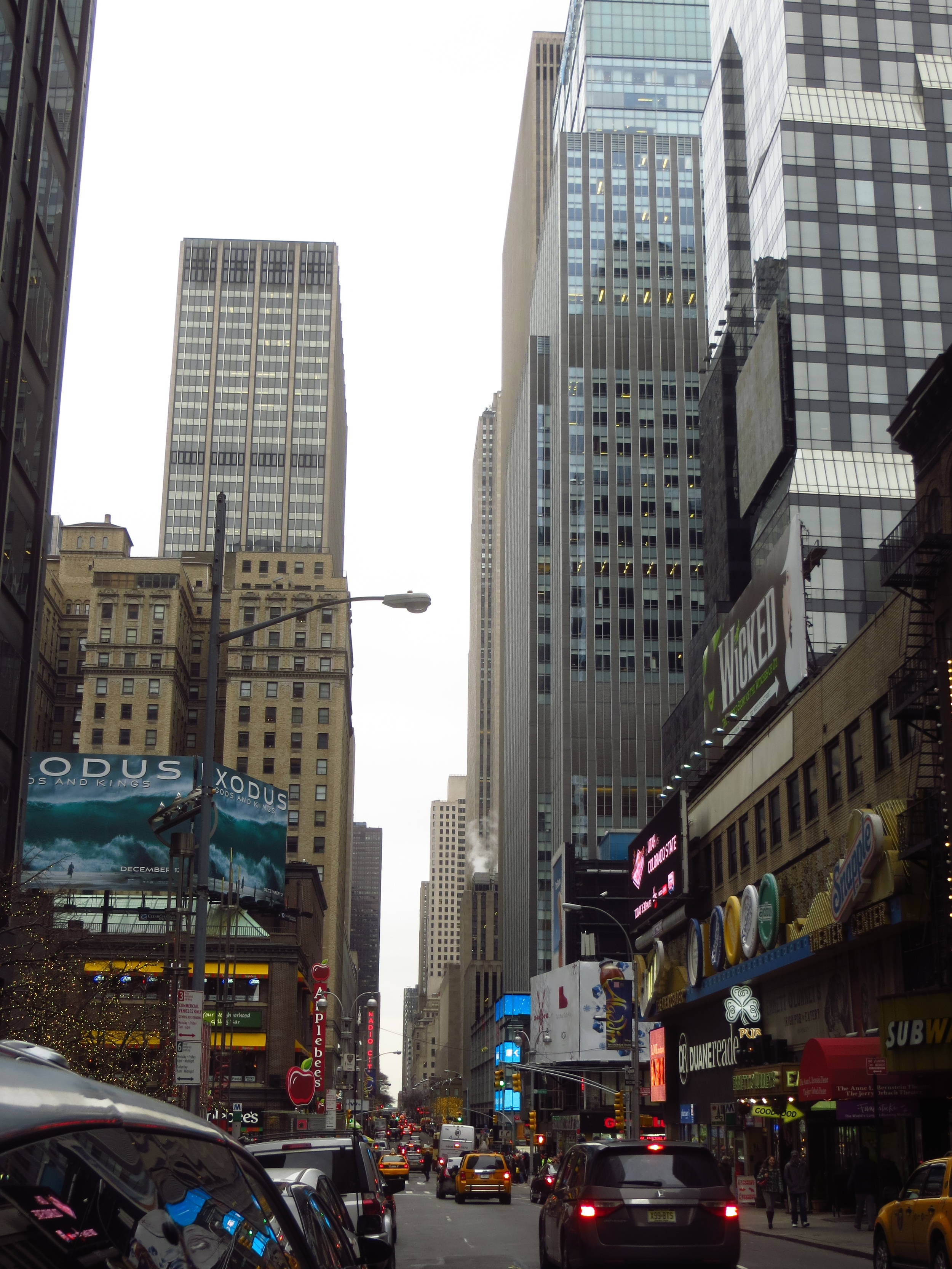 View down 50th St. in Midtown