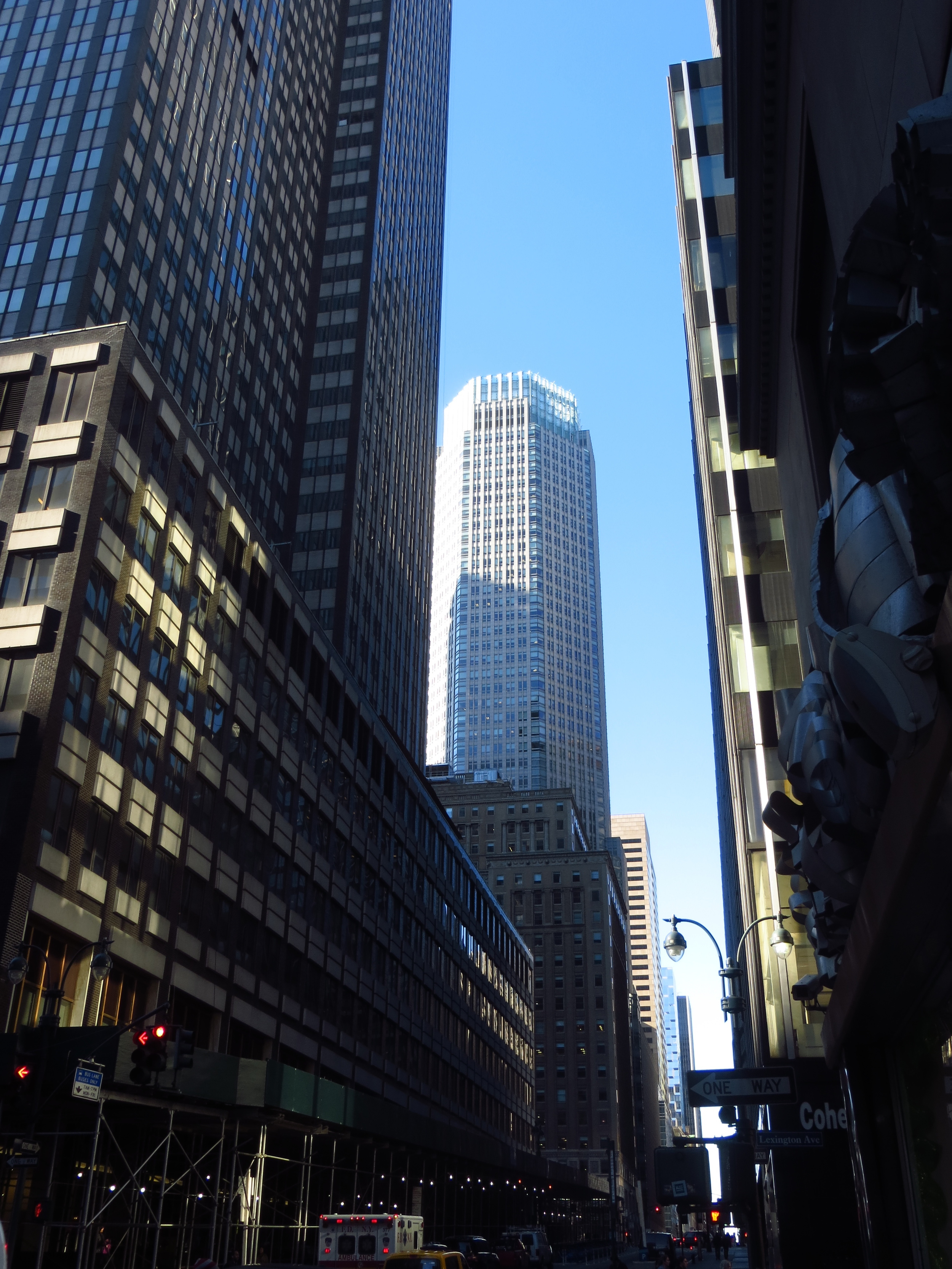 View down 47th St.