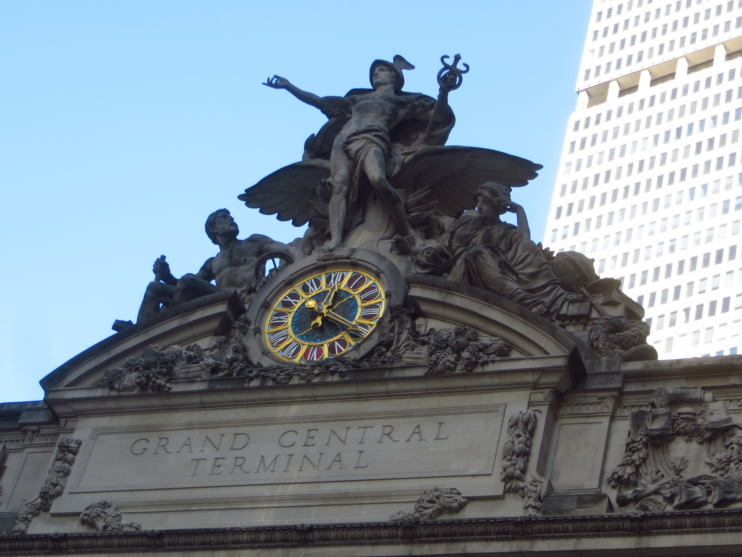 Grand Central Terminal statues