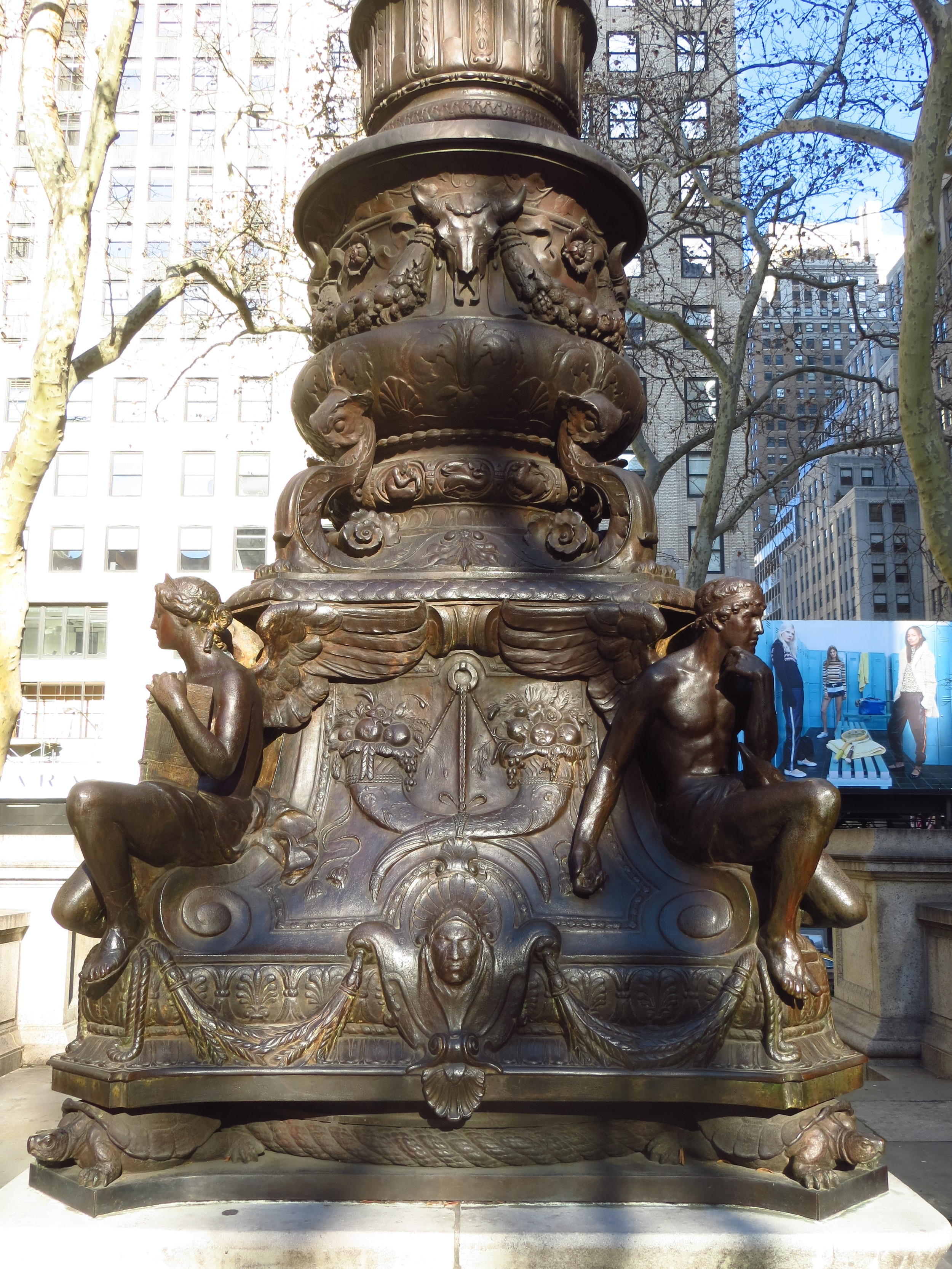 NYPL lamp post