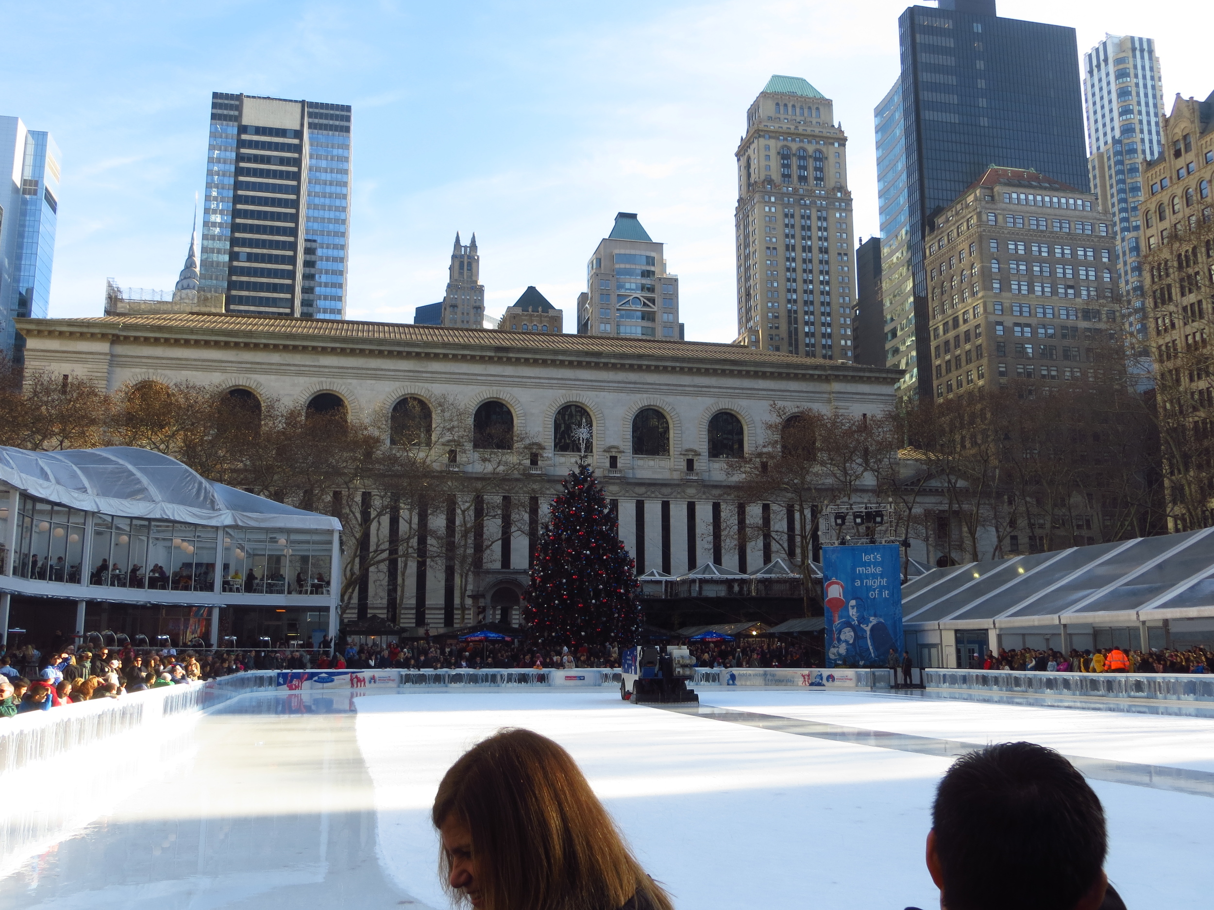 Bryant Park skating rink