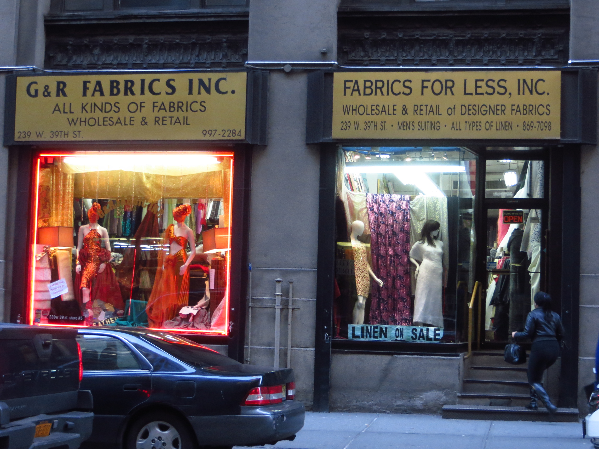 Garment District fabric stores