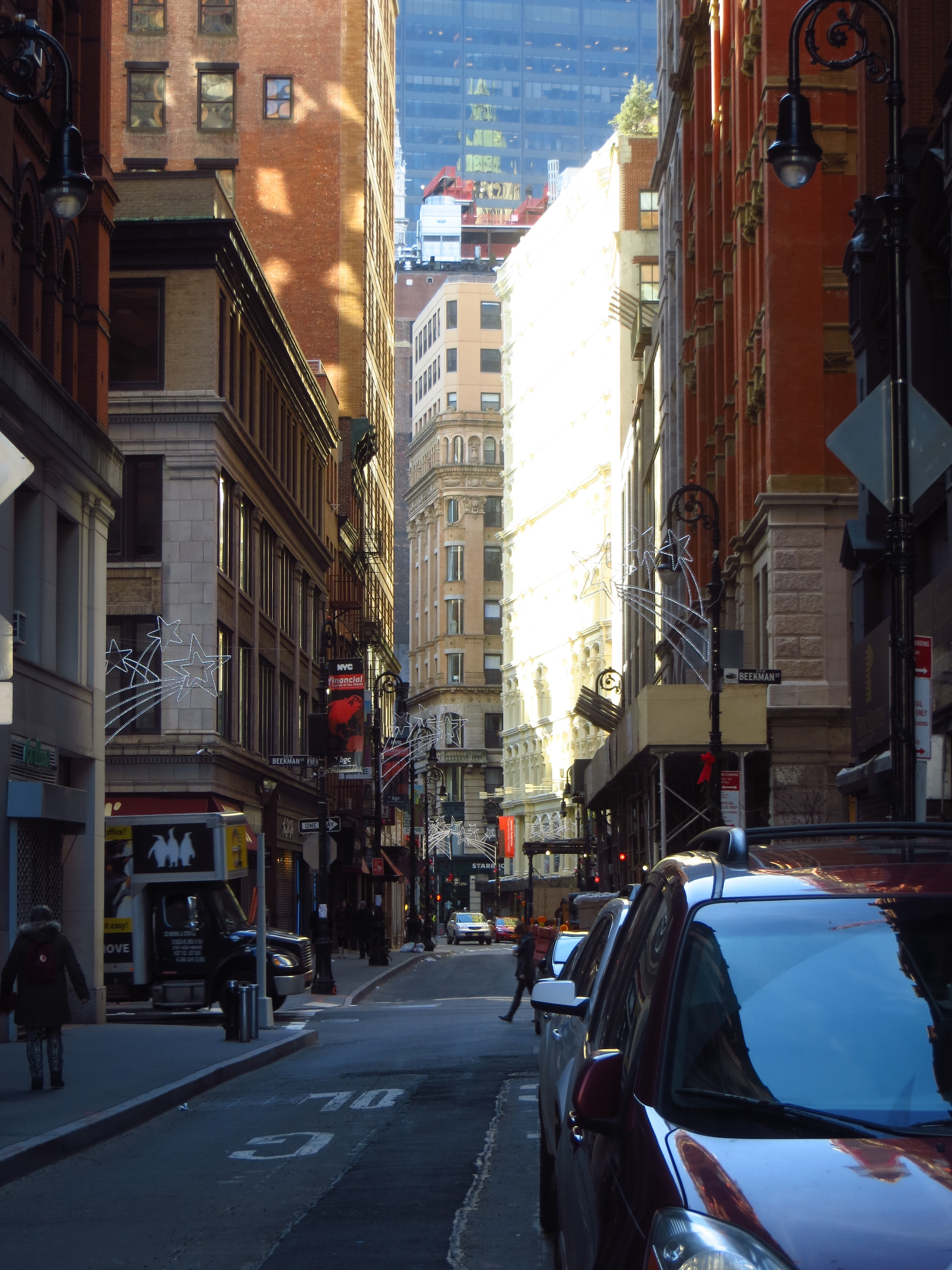 View down Nassau St. 