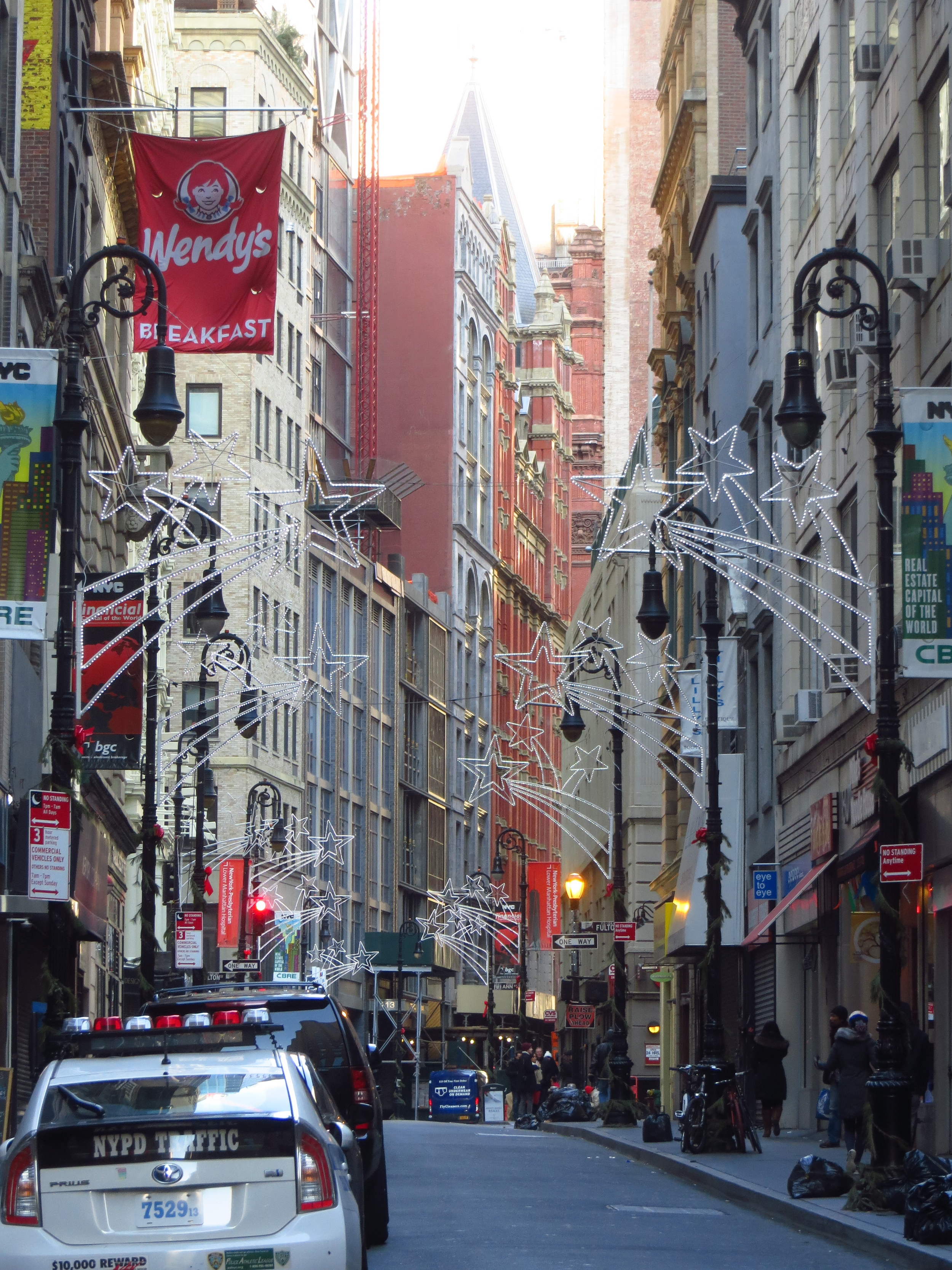 View up Nassau St.