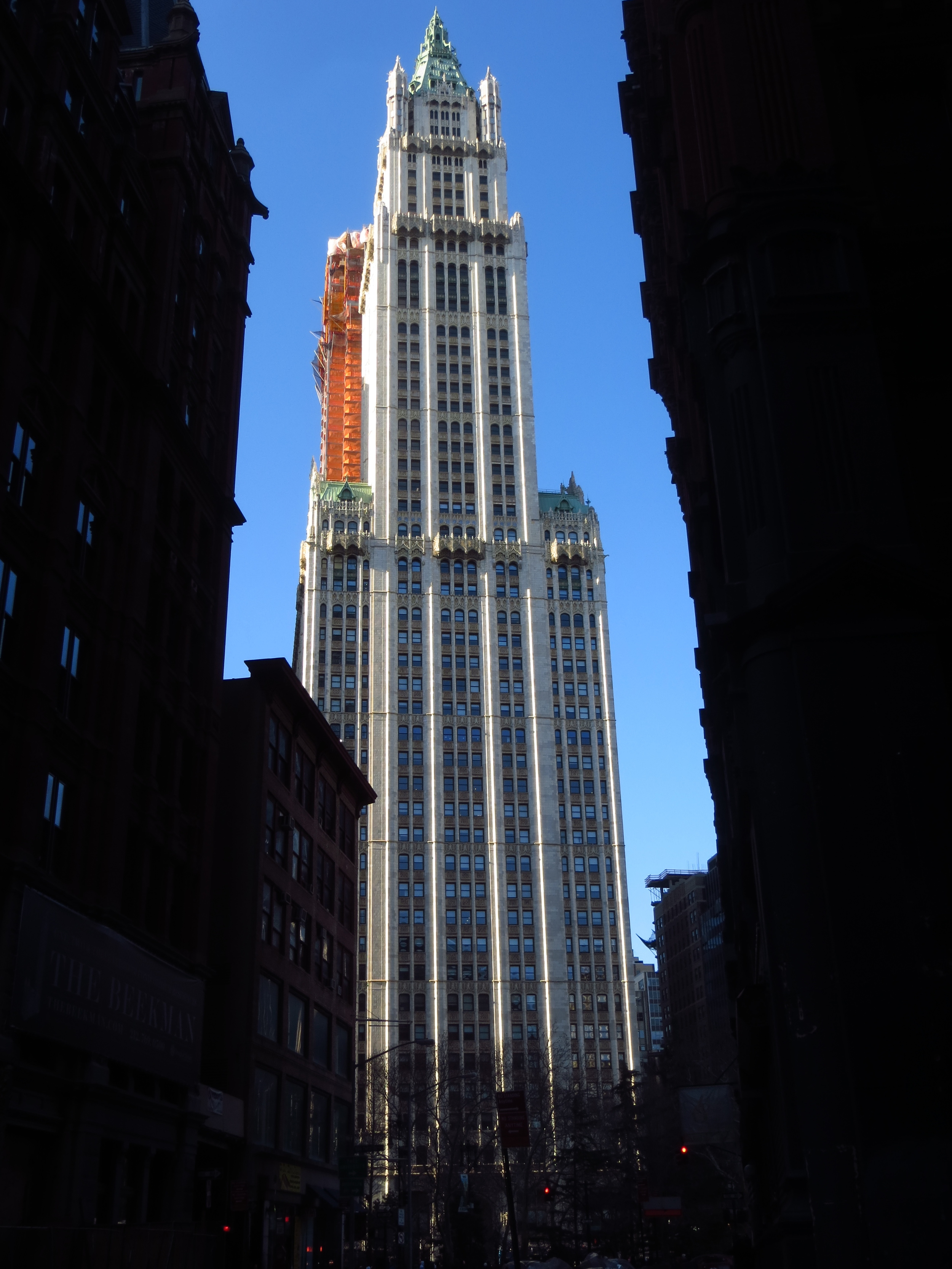 Woolworth Building; World's tallest building from 1913 - 1930