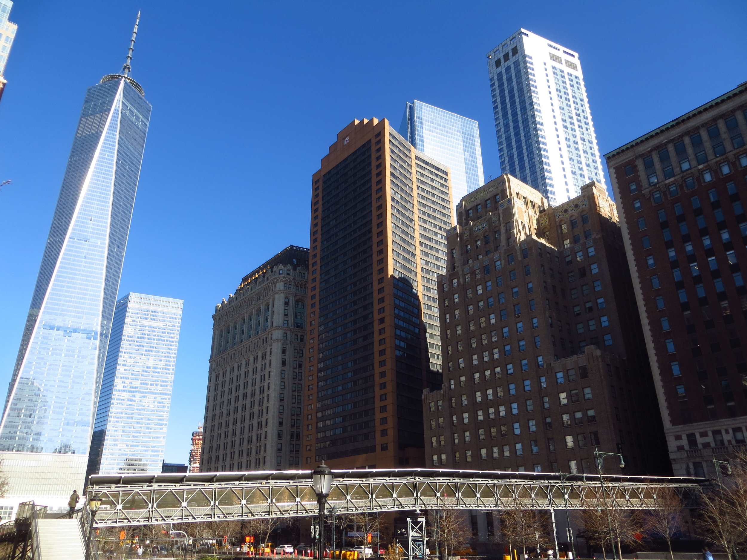 View of WTC up West St.