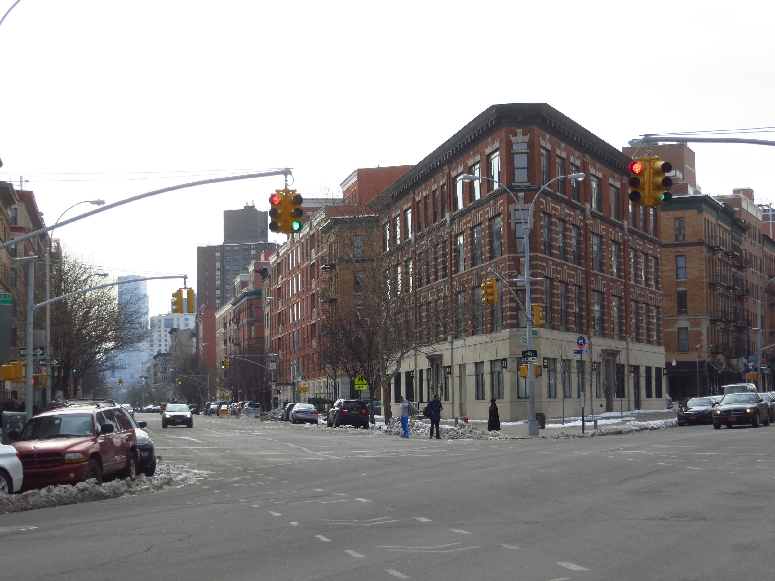 View down St. Nicholas Ave.