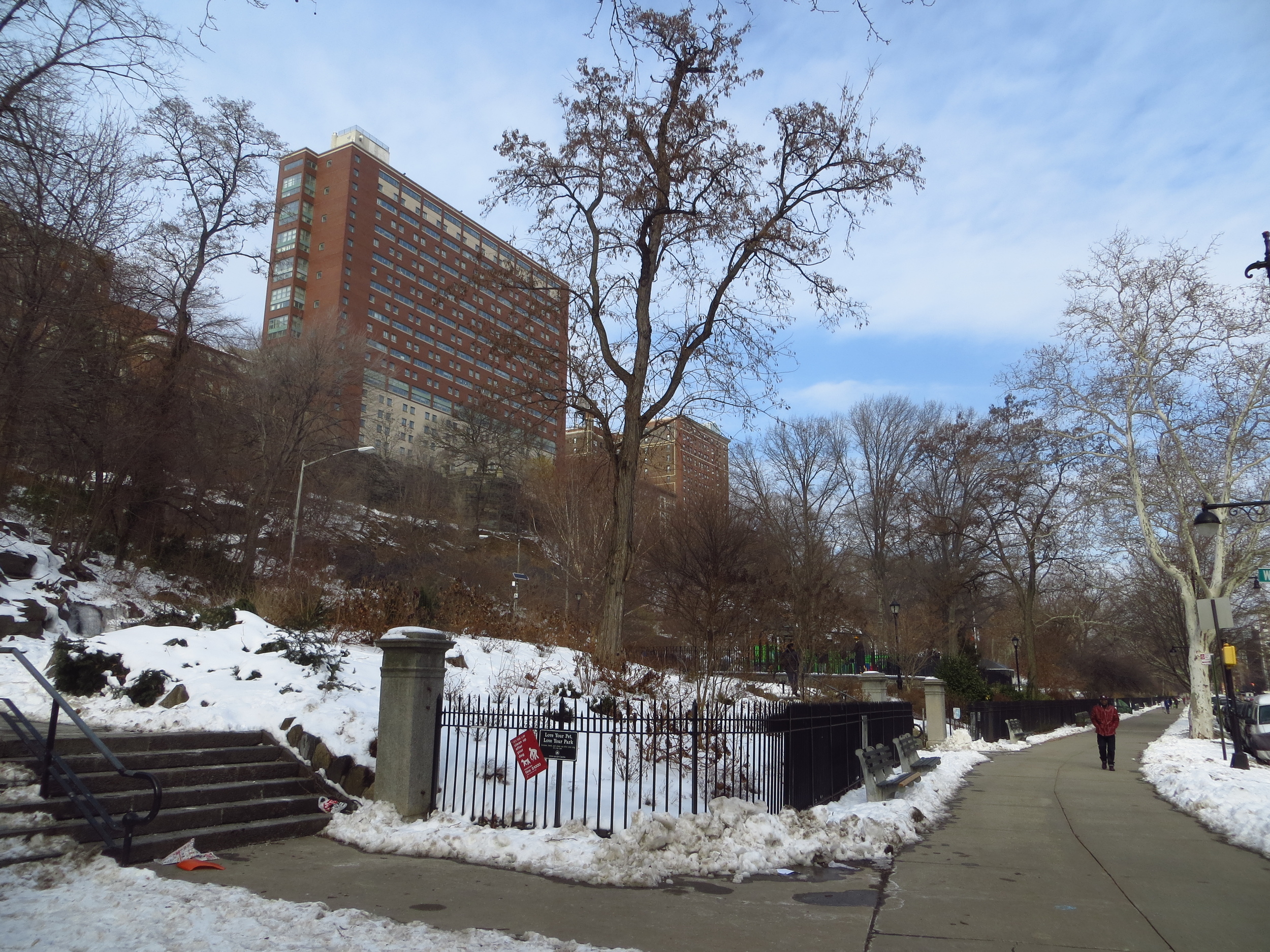 View up Morningside Ave.