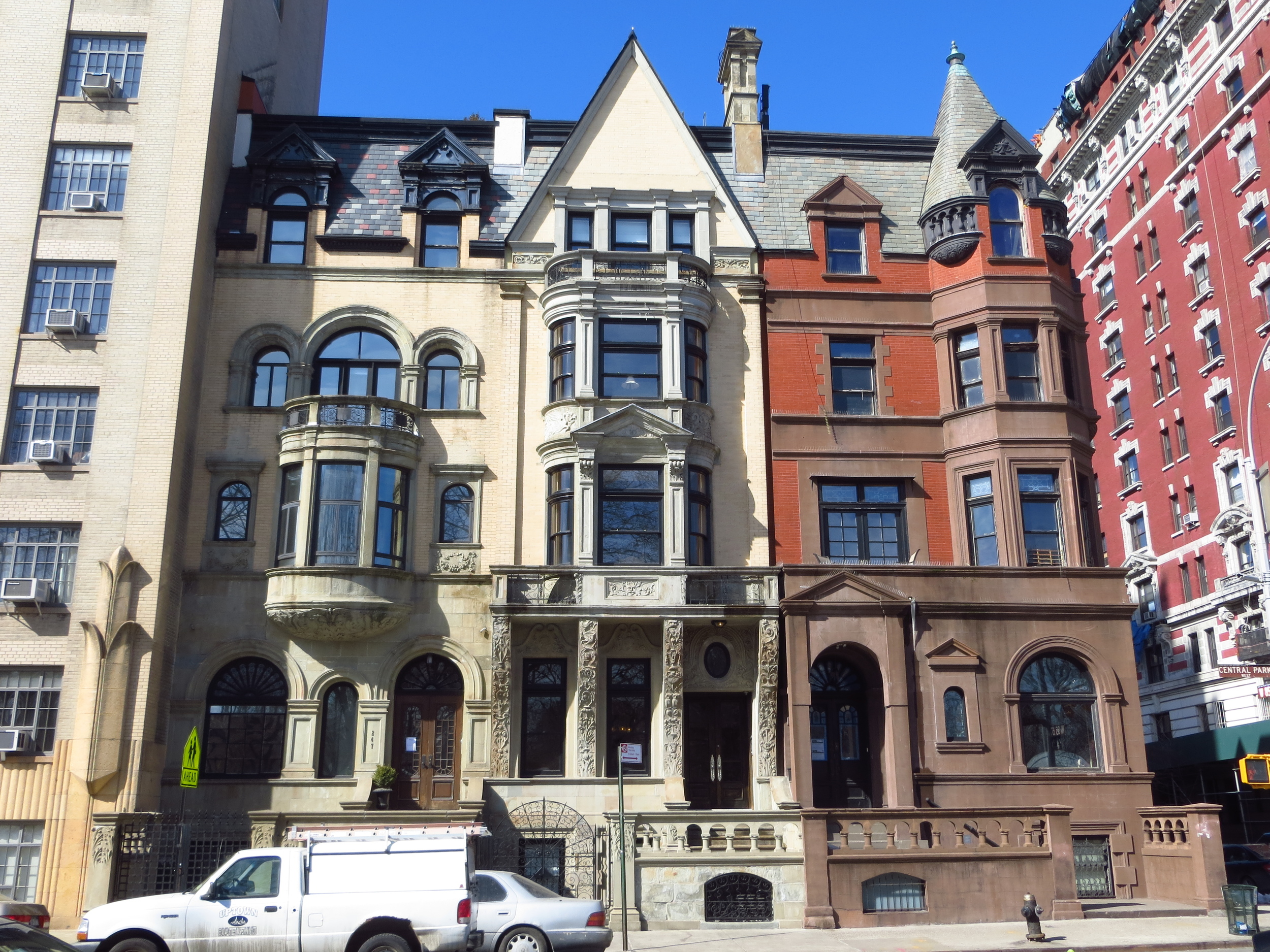 Three cool row homes