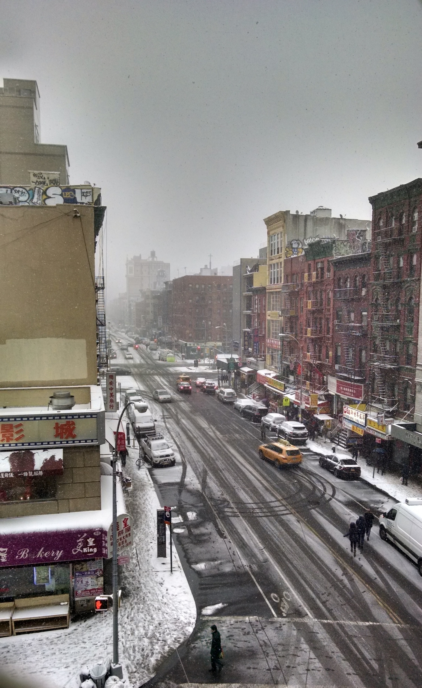 Chinatown in Winter