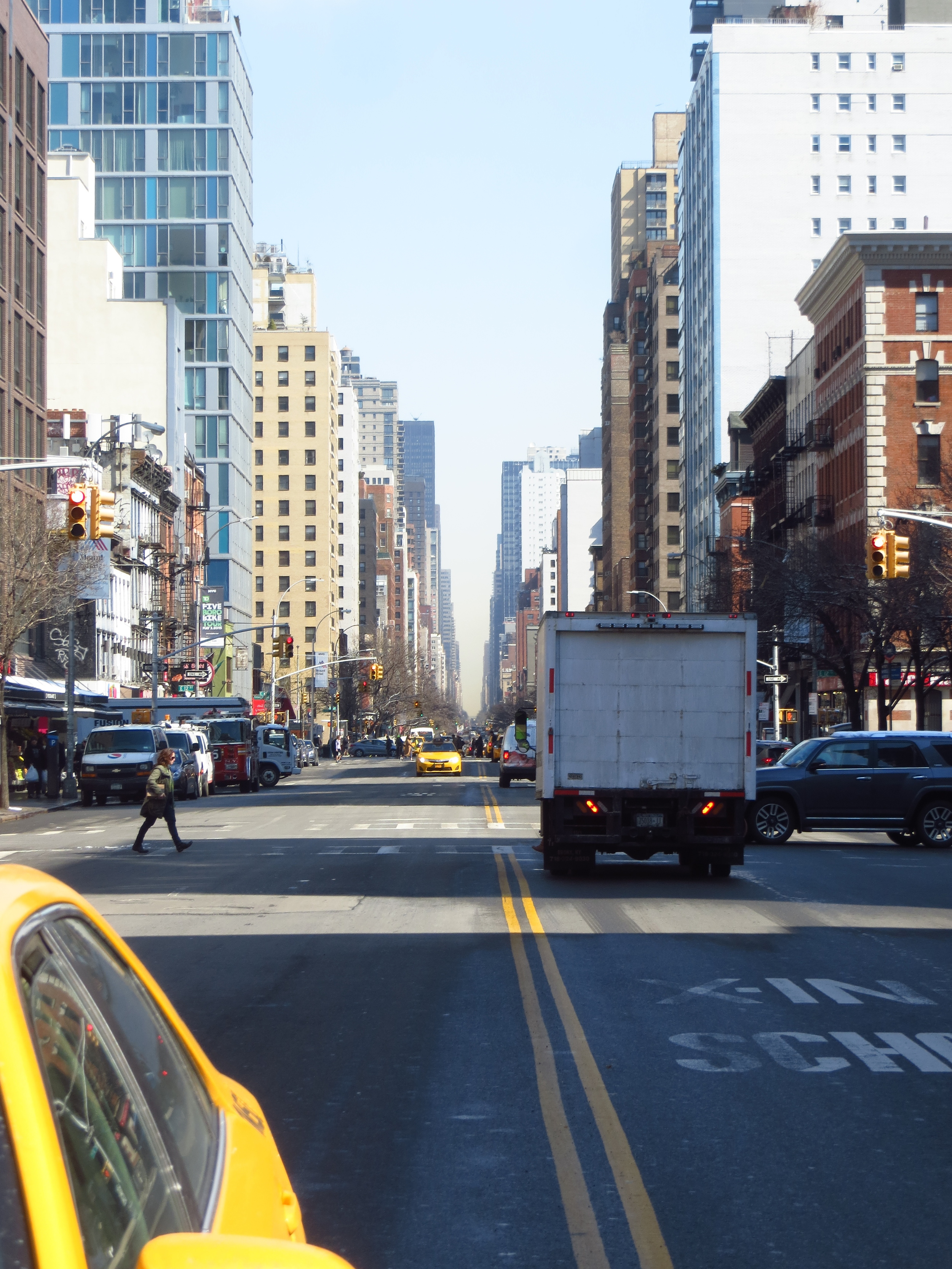 View up 3rd Avenue