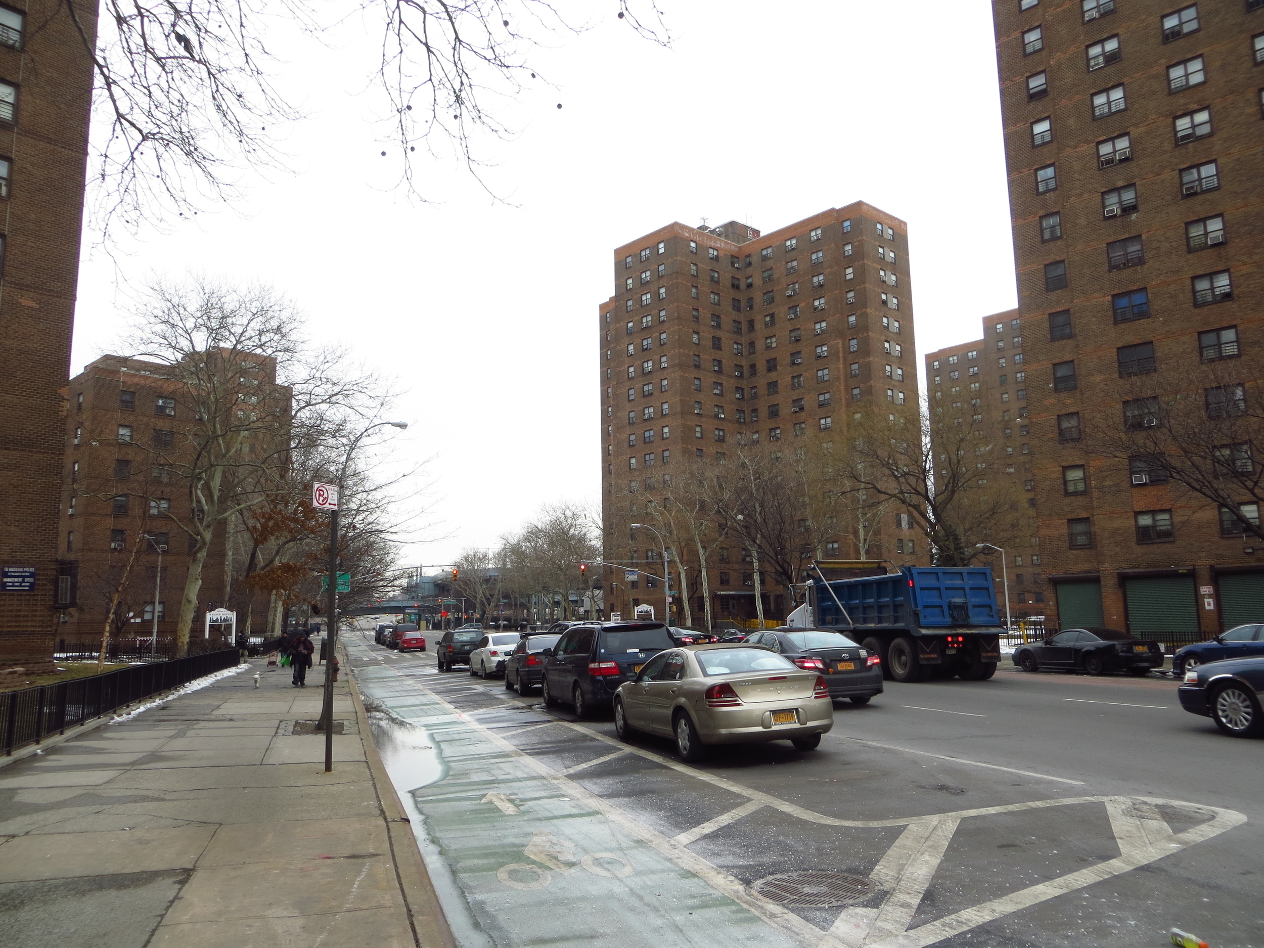 View up 1st Ave.