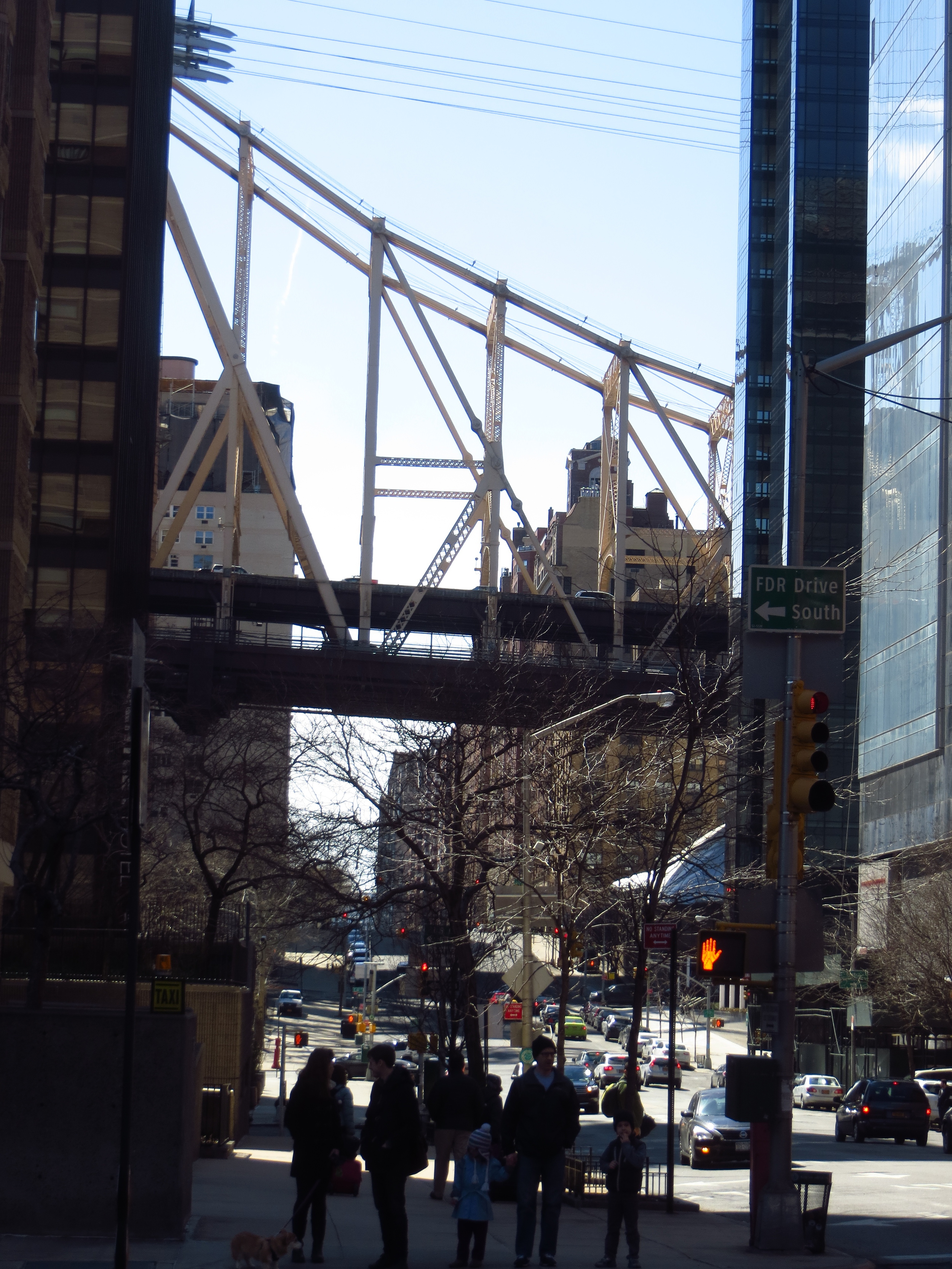 View down York Ave.