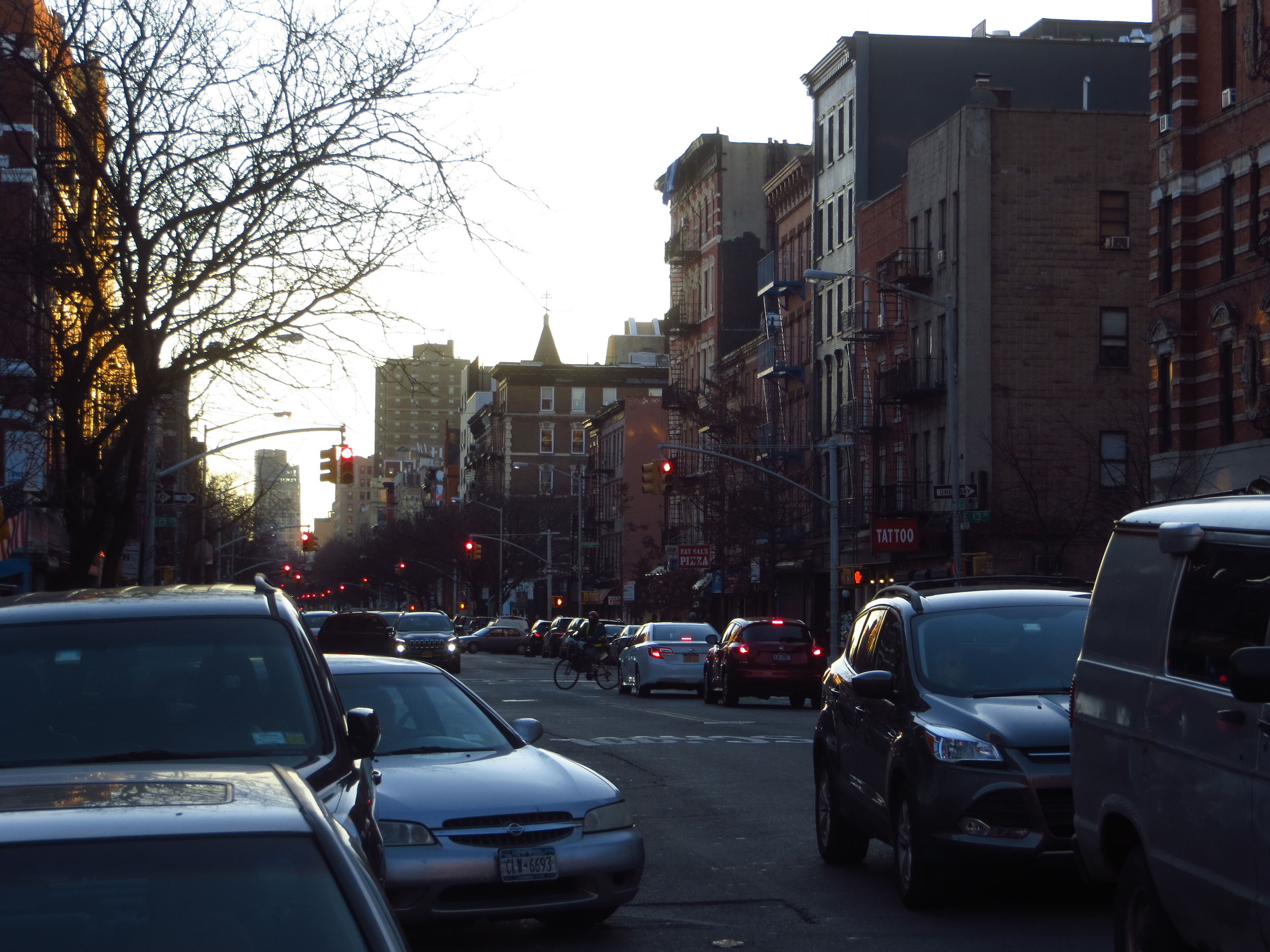 View down Ave. A