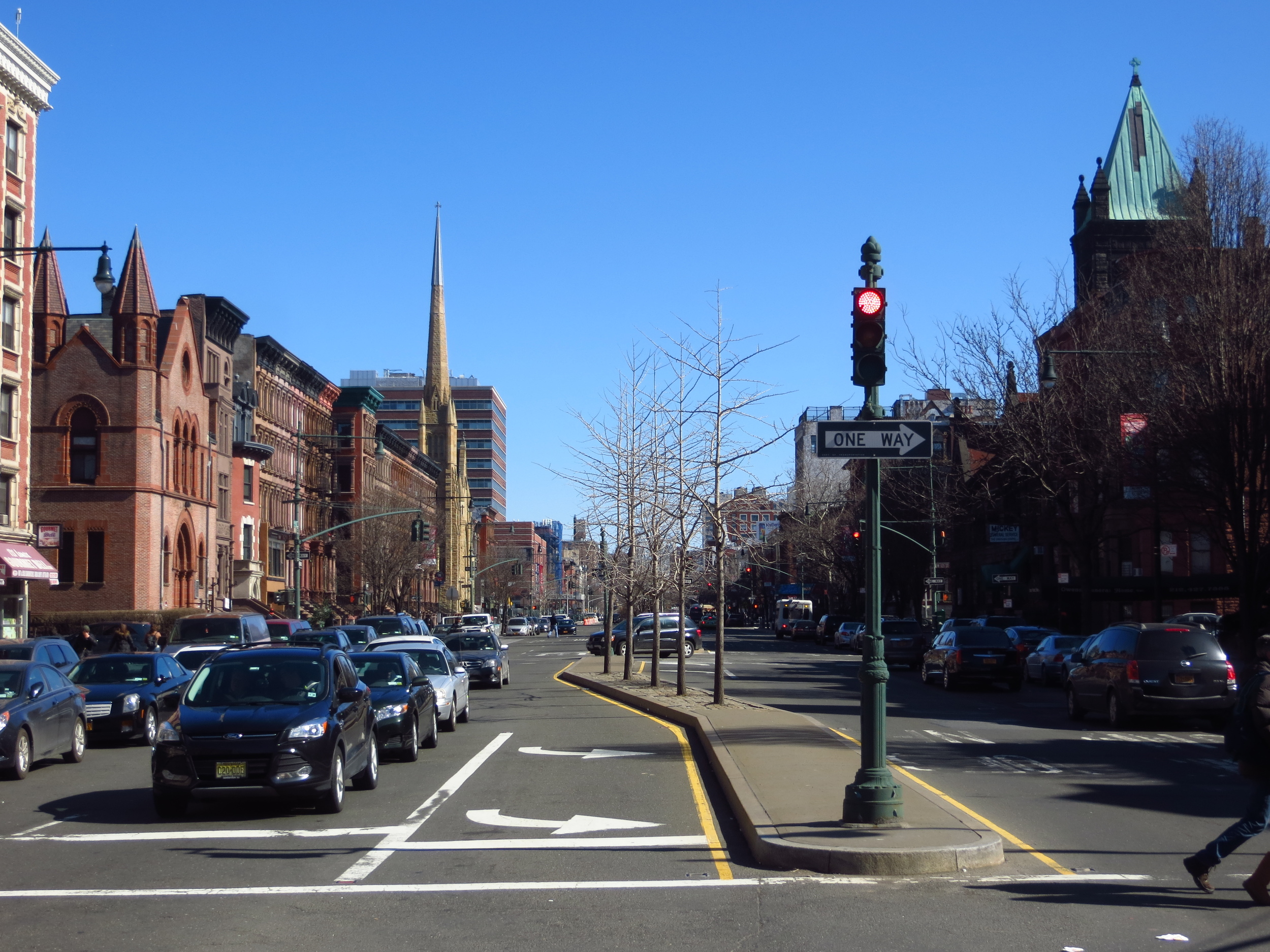 View up Lenox Ave.