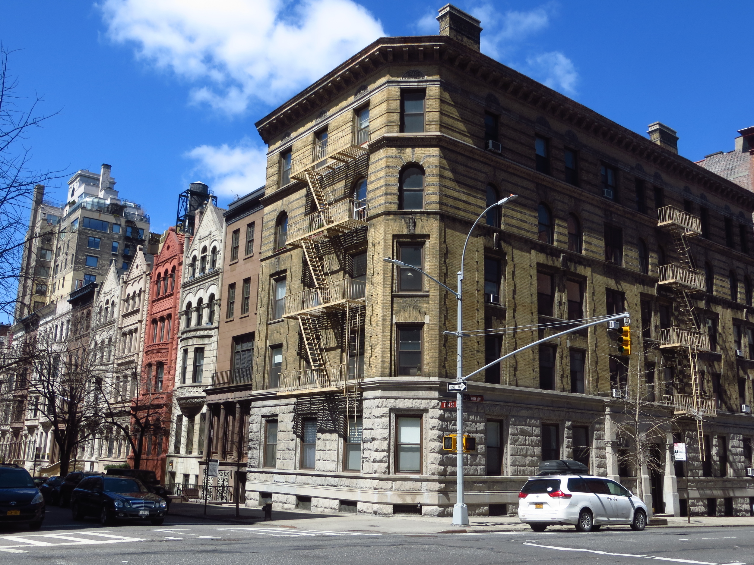 Madison Ave. apartments and rowhomes