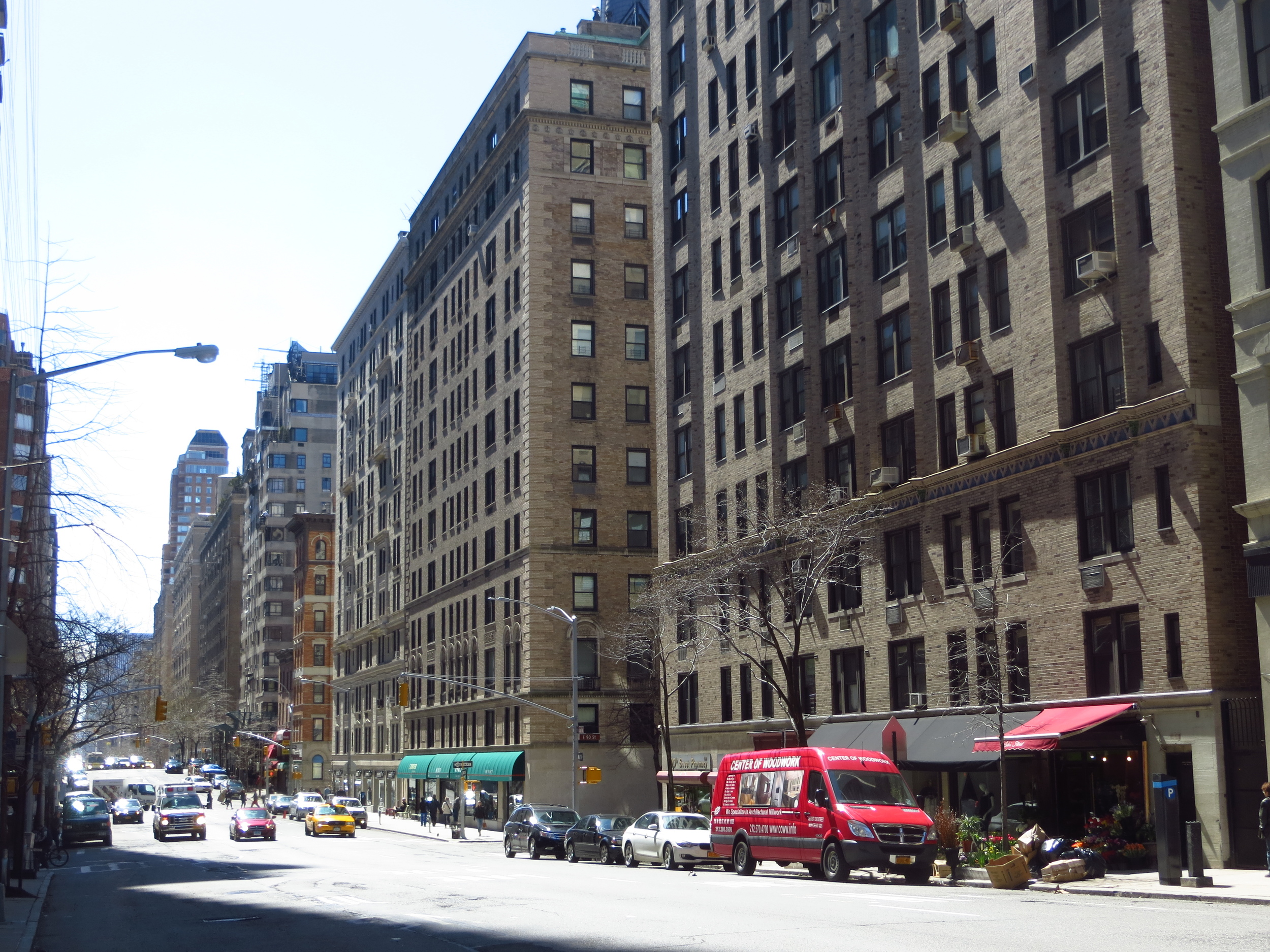 View down Madison Ave.