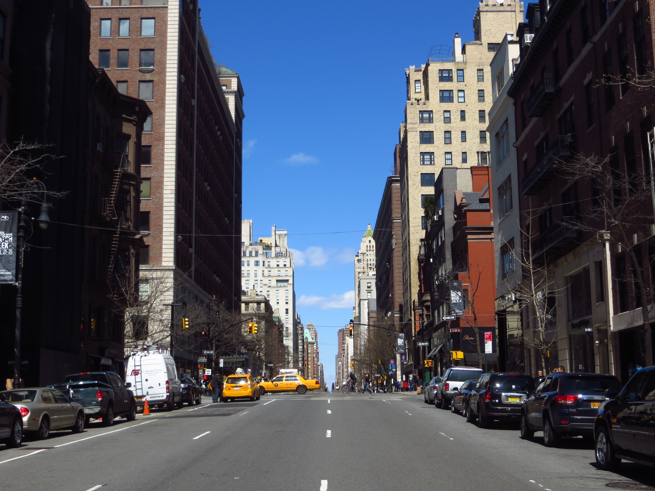 View up Madison Avenue