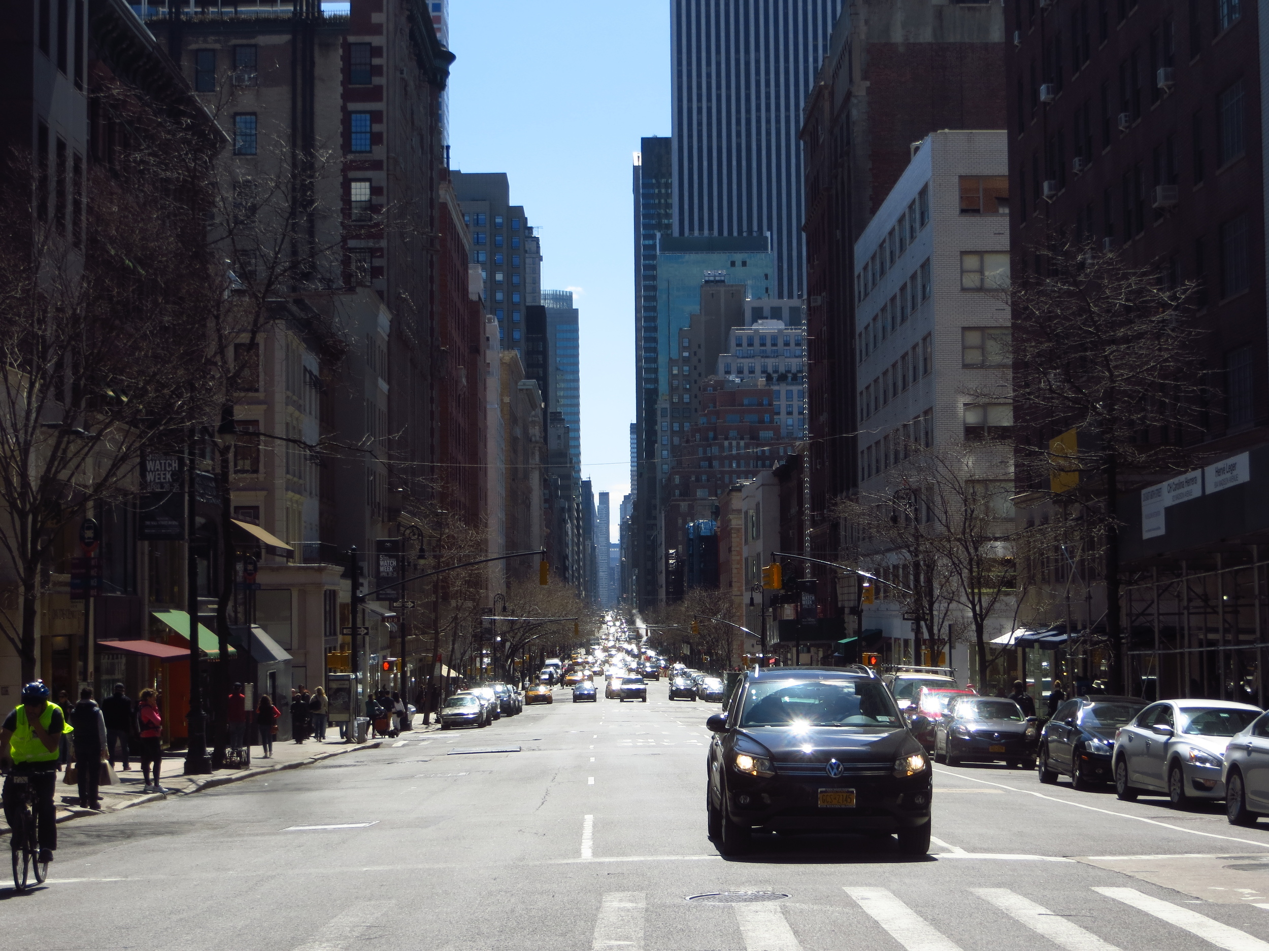 View down Madison Avenue