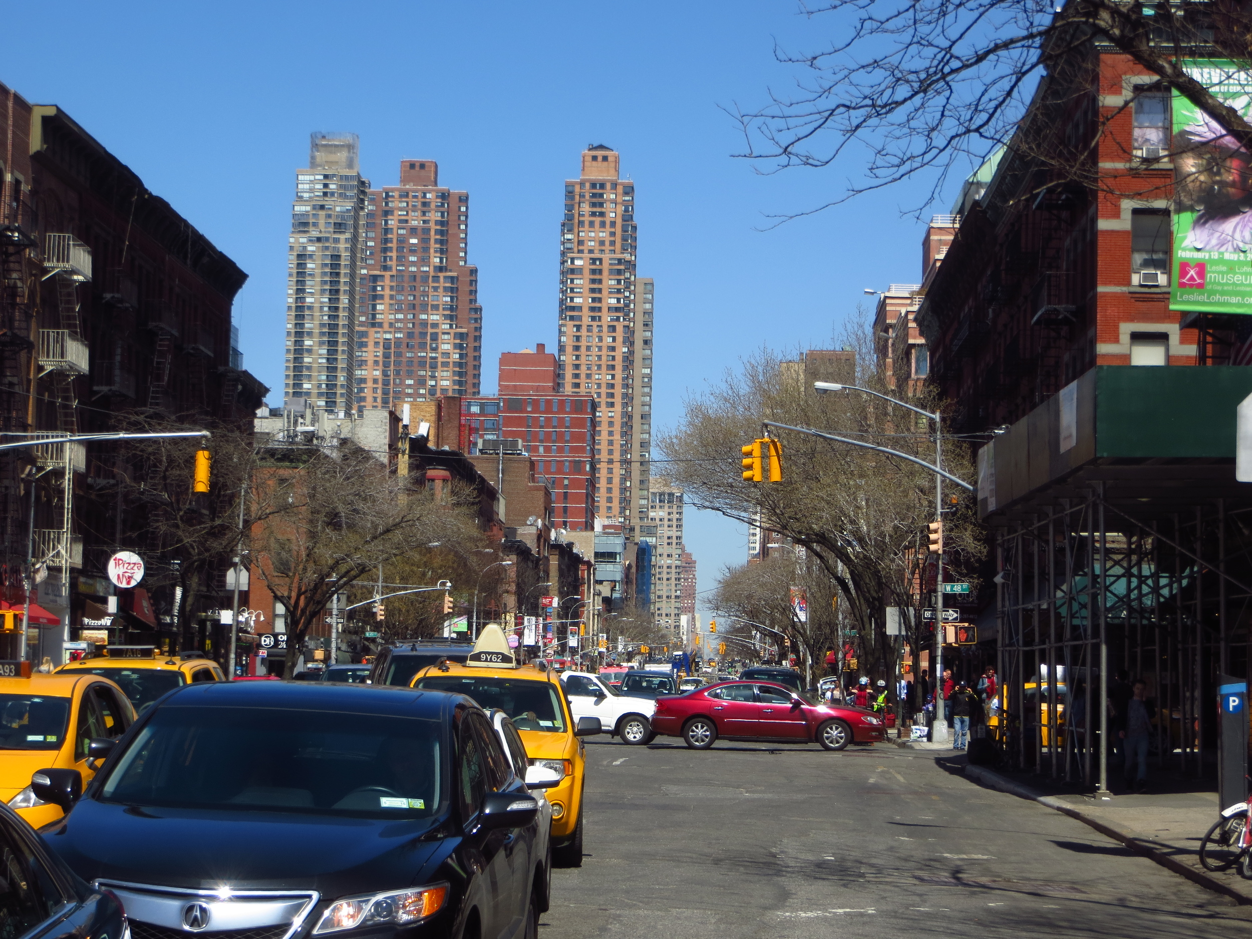 View up 9th Ave.