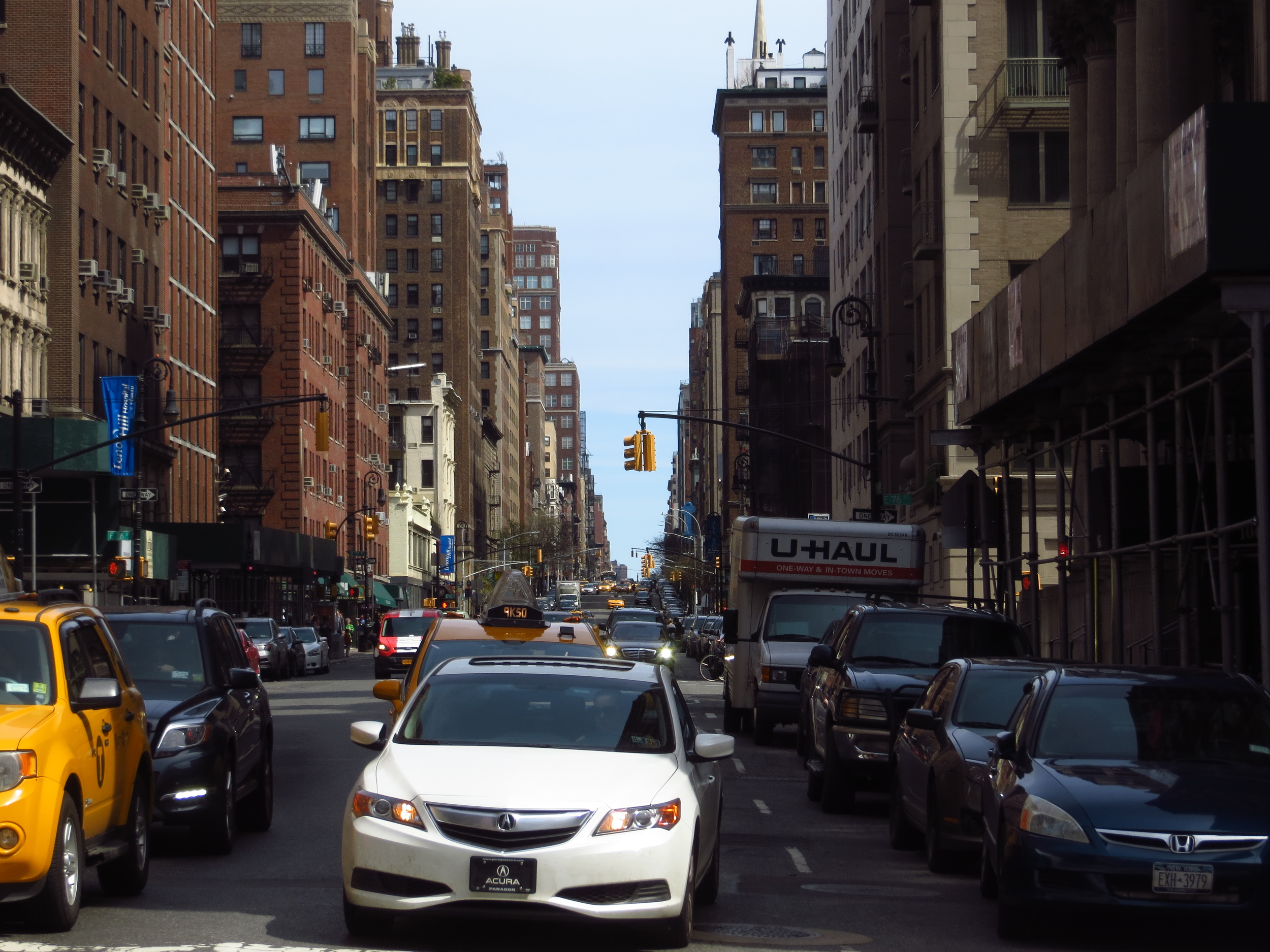 View up Lexington Avenue