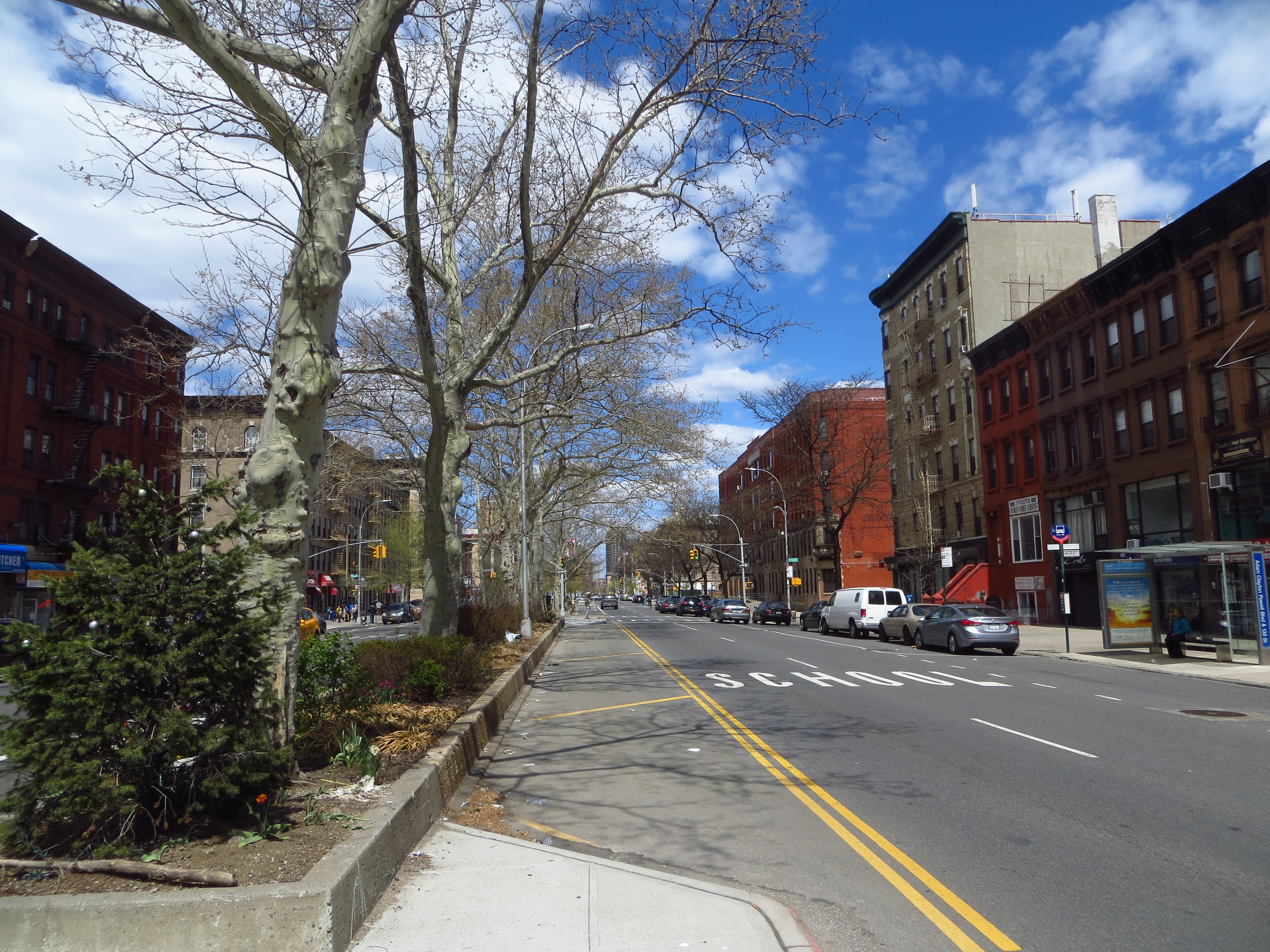 View Up Adam Clayton Powell Jr. Blvd. 