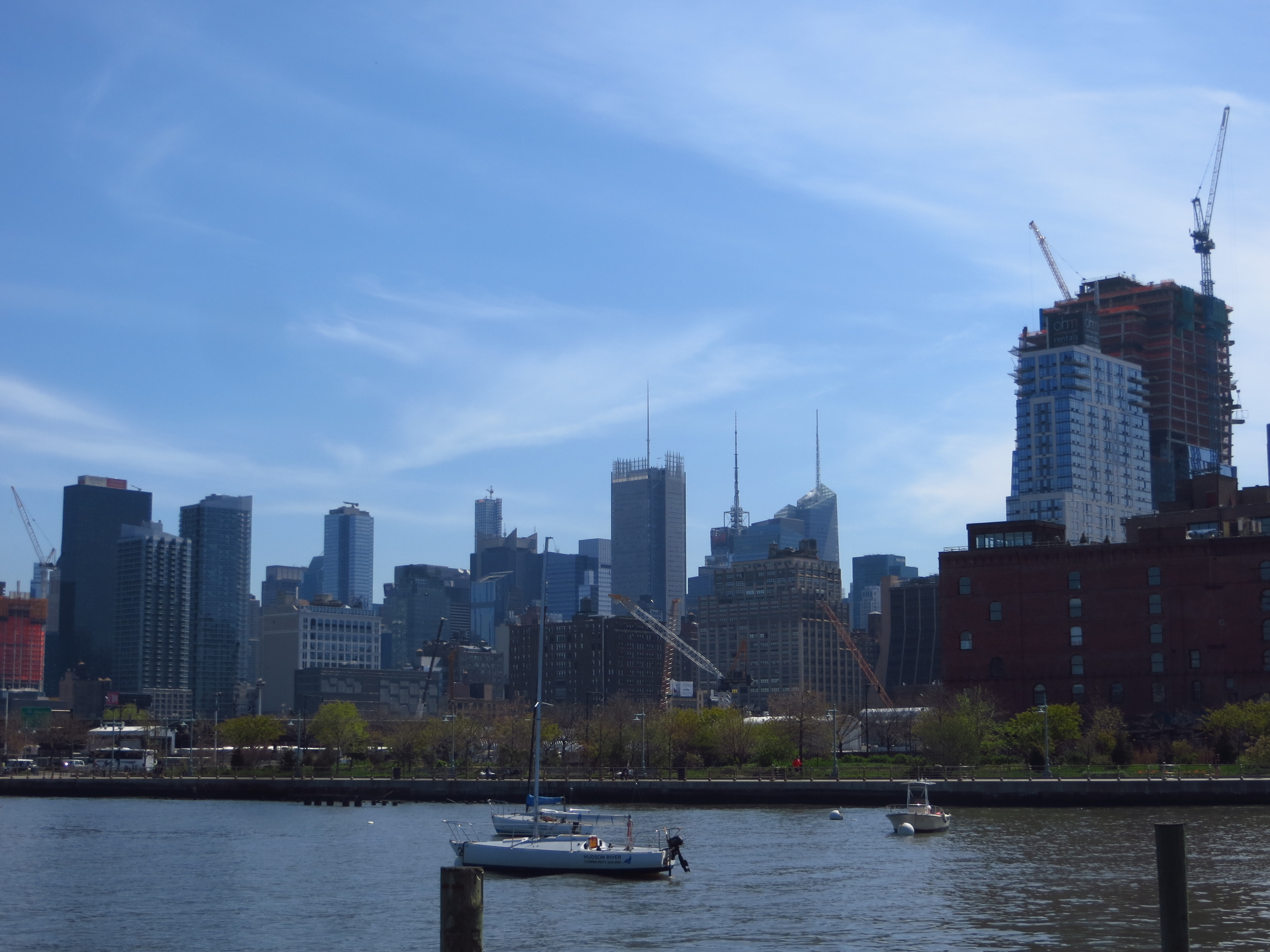 View of Midtown from pier