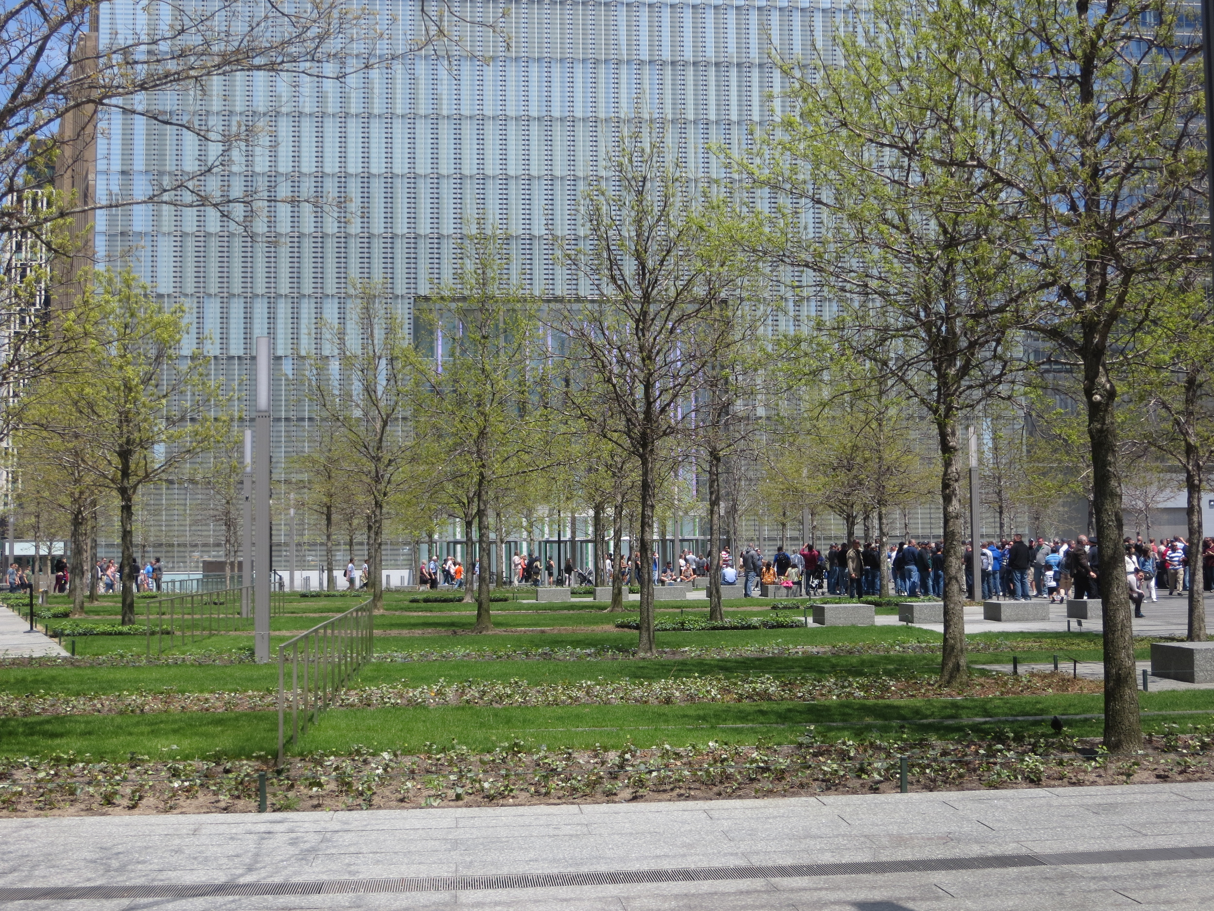 9/11 Memorial and 1 WTC base