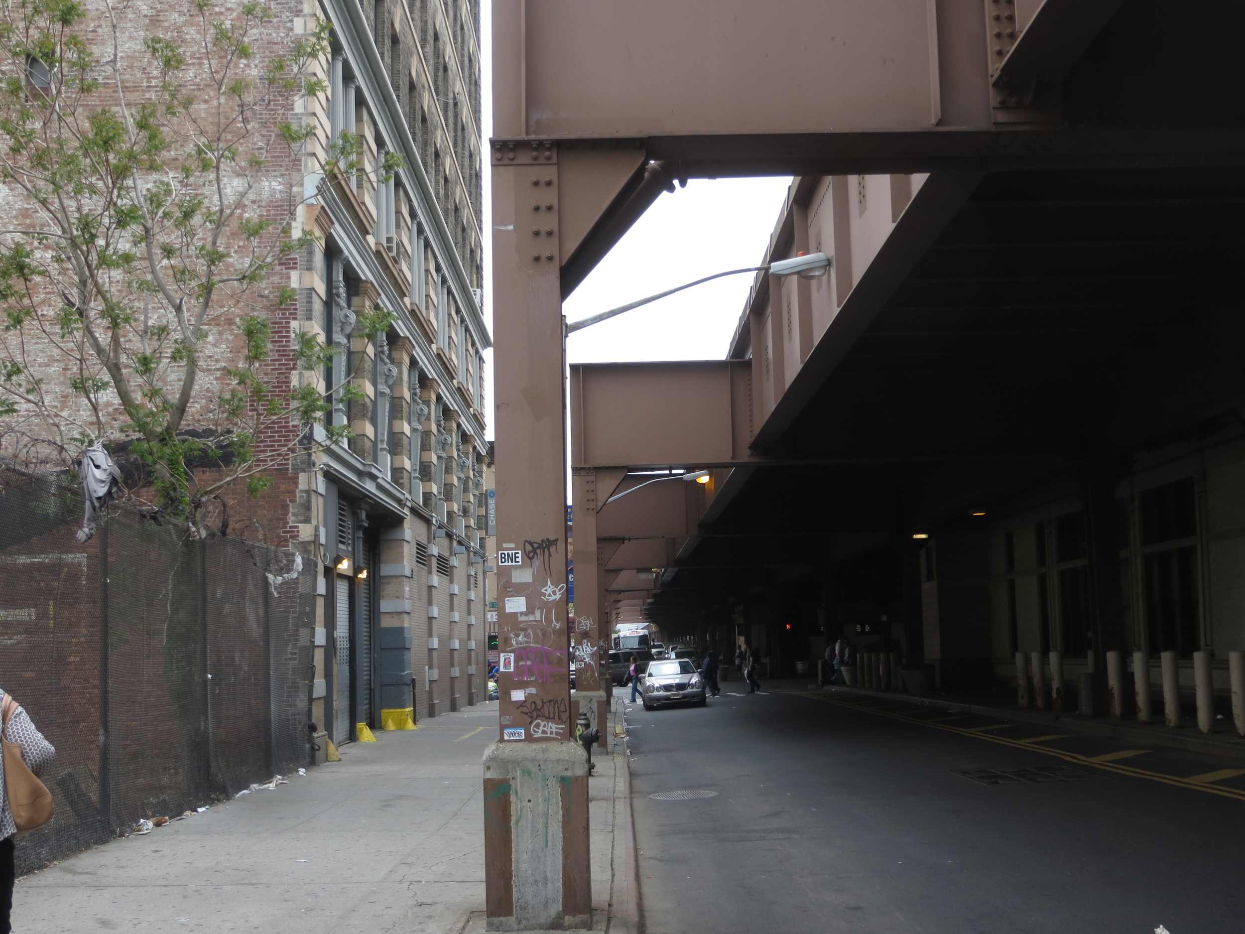 Elevated railroad along Park Avenue