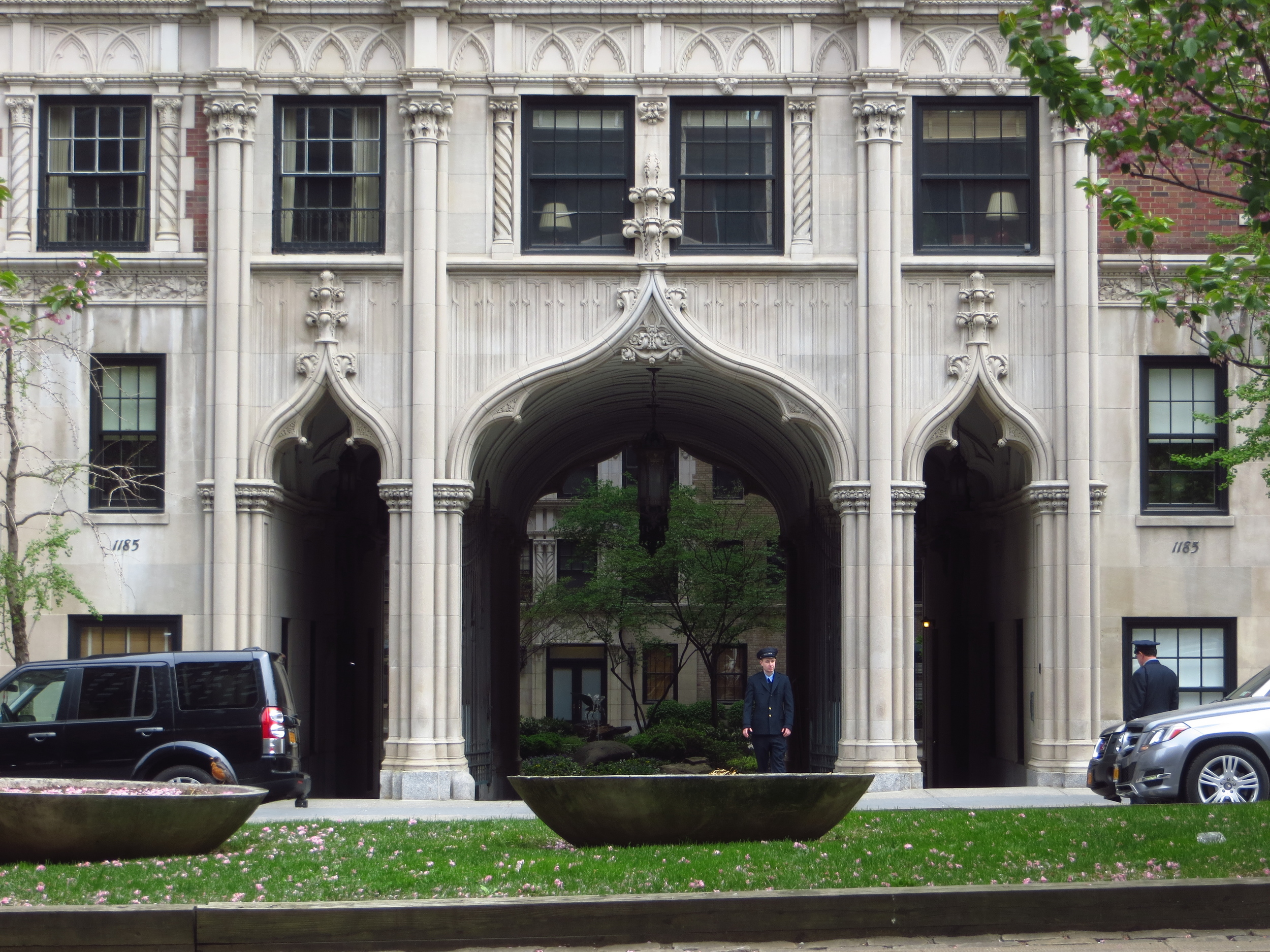 Park Avenue apartment entrance