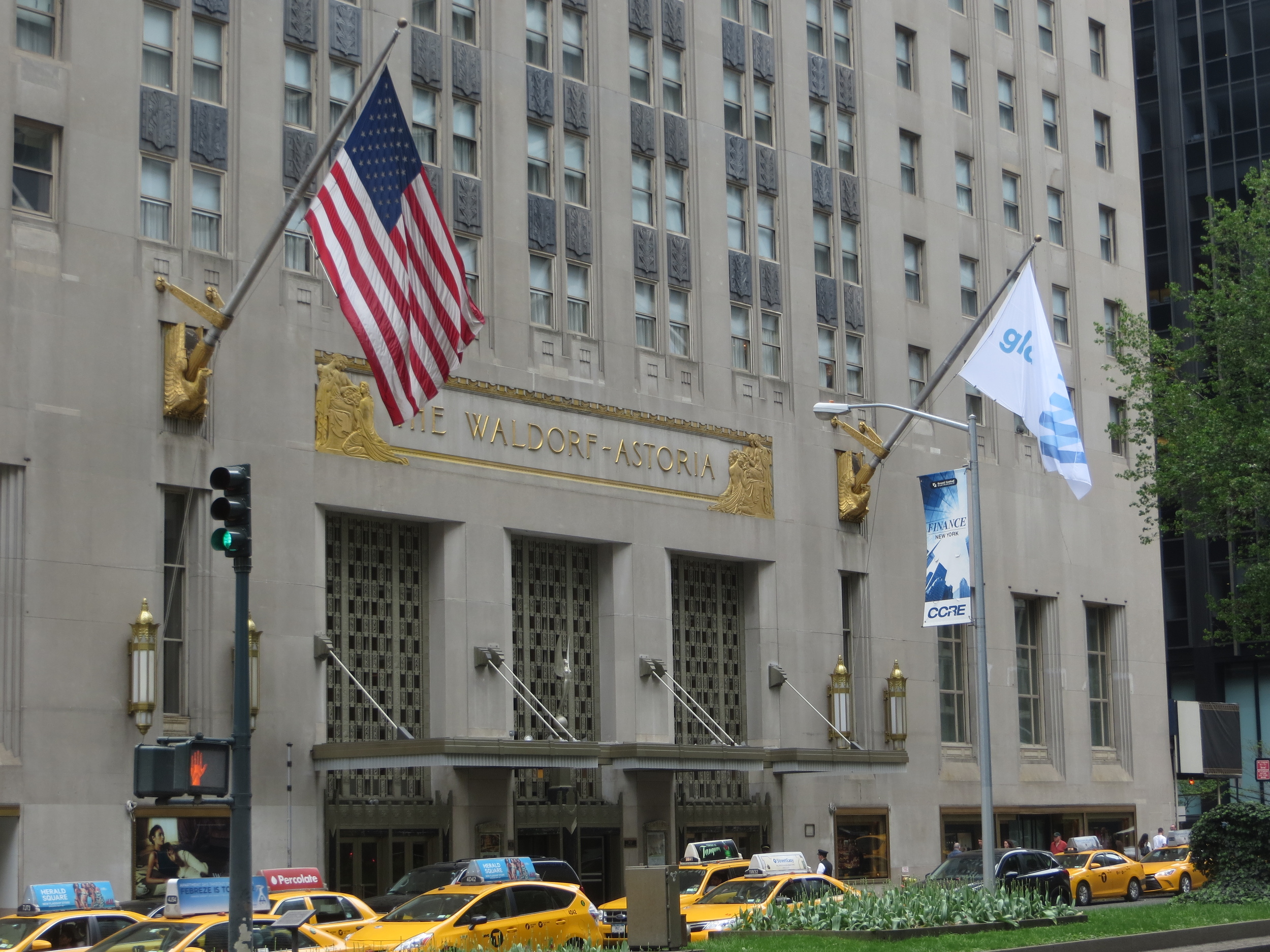 The Waldorf Astoria (the second one, they tore down the first one to build the Empire State Building)