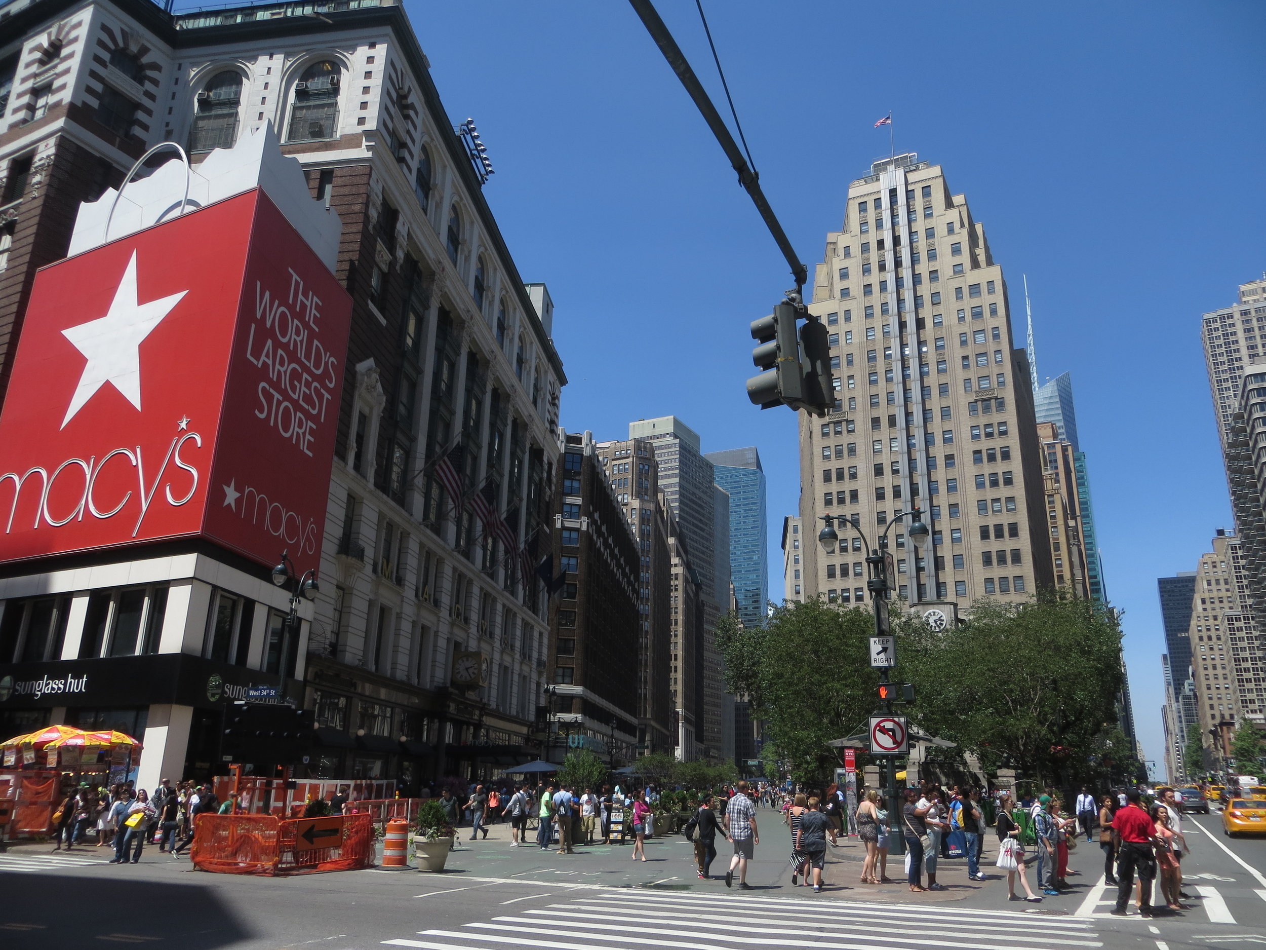 Herald Square looking north