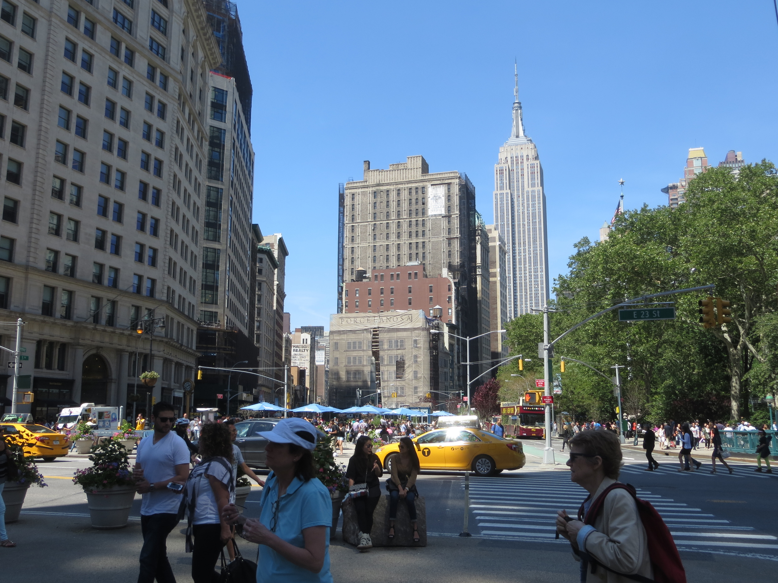 View north at Madison Square