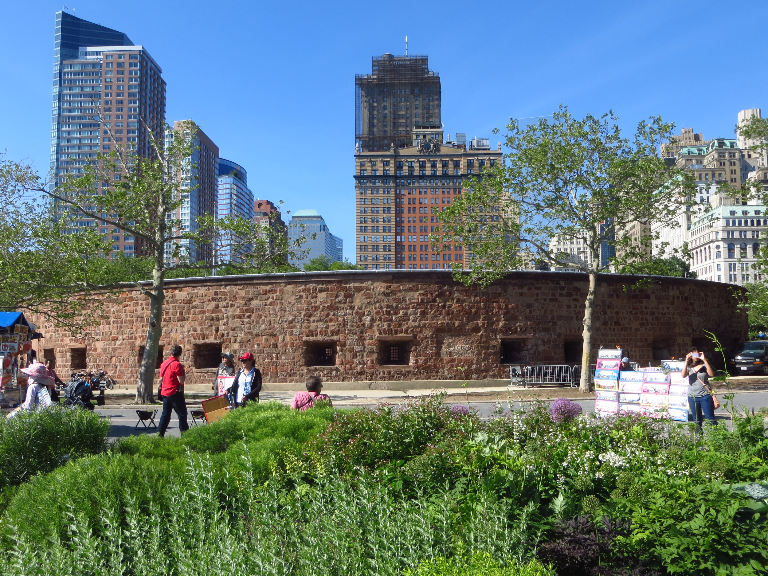 Castle Clinton (the battery of Battery Park)