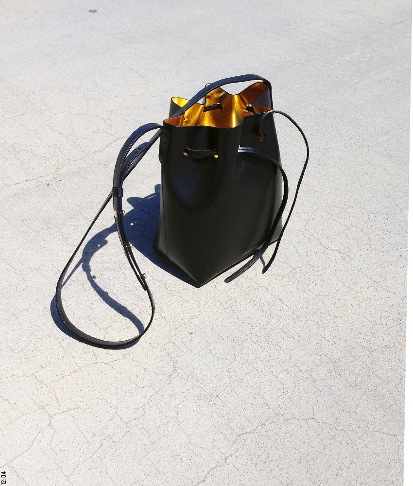 Mansur Gavriel Mini Bucket Bag photographed by Olga Montserrat for 12:04 
