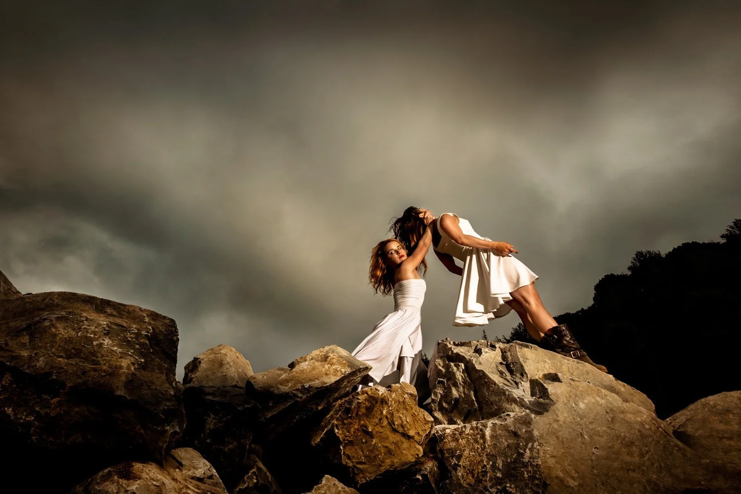 Base rocks and dresses