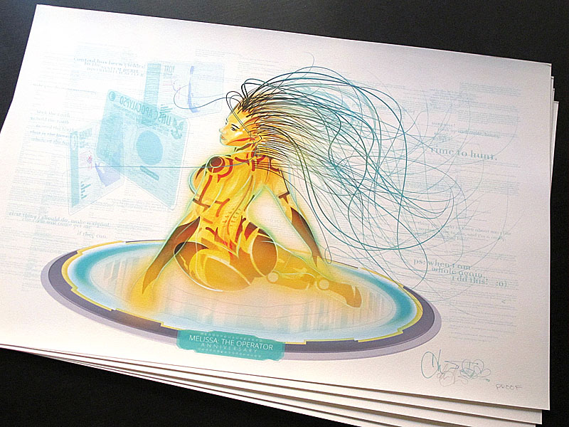 Artist's proof shown here. Subject to final adjustments for actual production prints.
