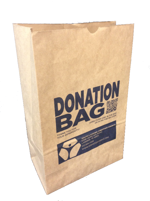 Donation Bags — SOUTH LANSING CHRISTIAN CHURCH