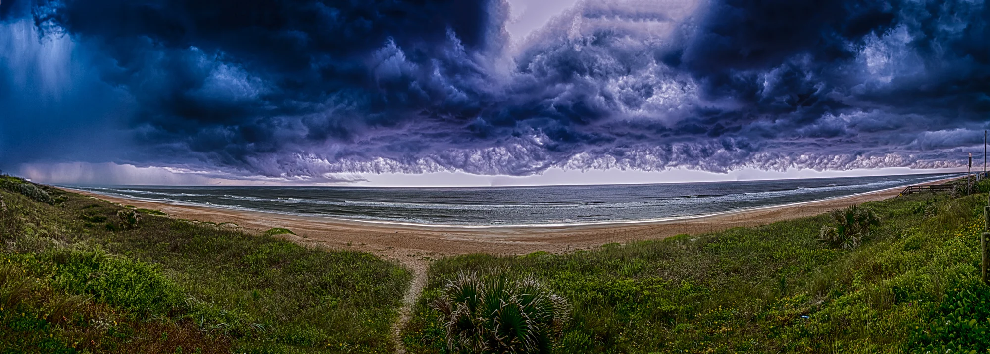 Photography: Panoramic Photo of Stormy Beach