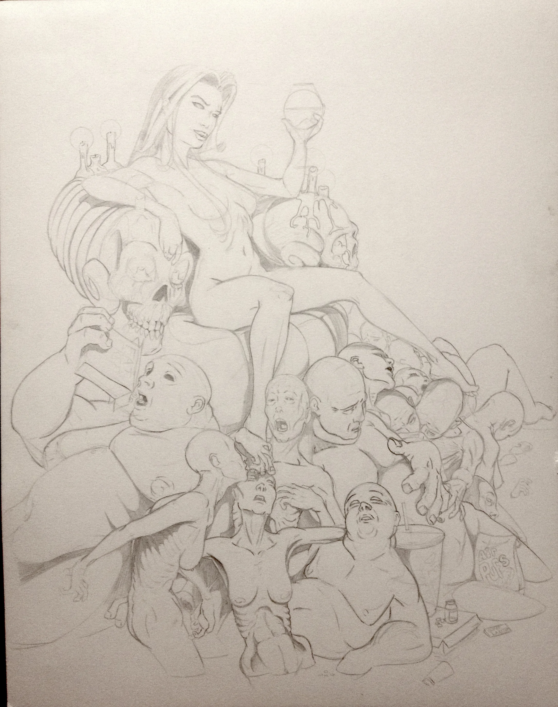 Unfinished Sketch of One of the Sins