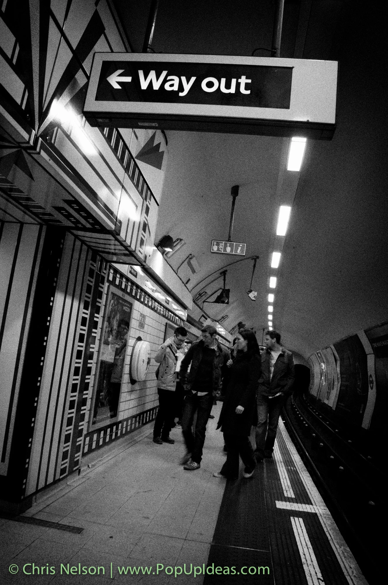 Street photography in the London Underground