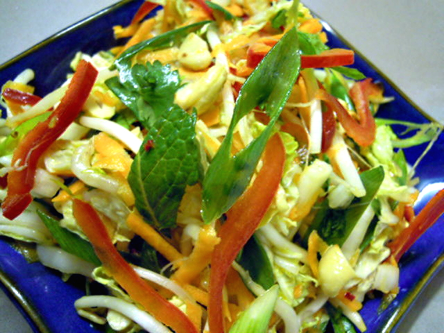 A herbaceous and nutritious Asian salad.